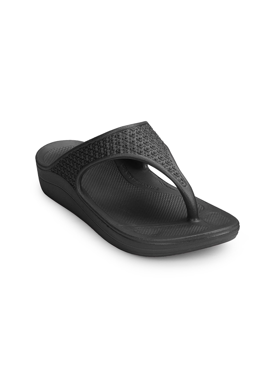 

Hoppa Women Thong Flip-Flops, Black