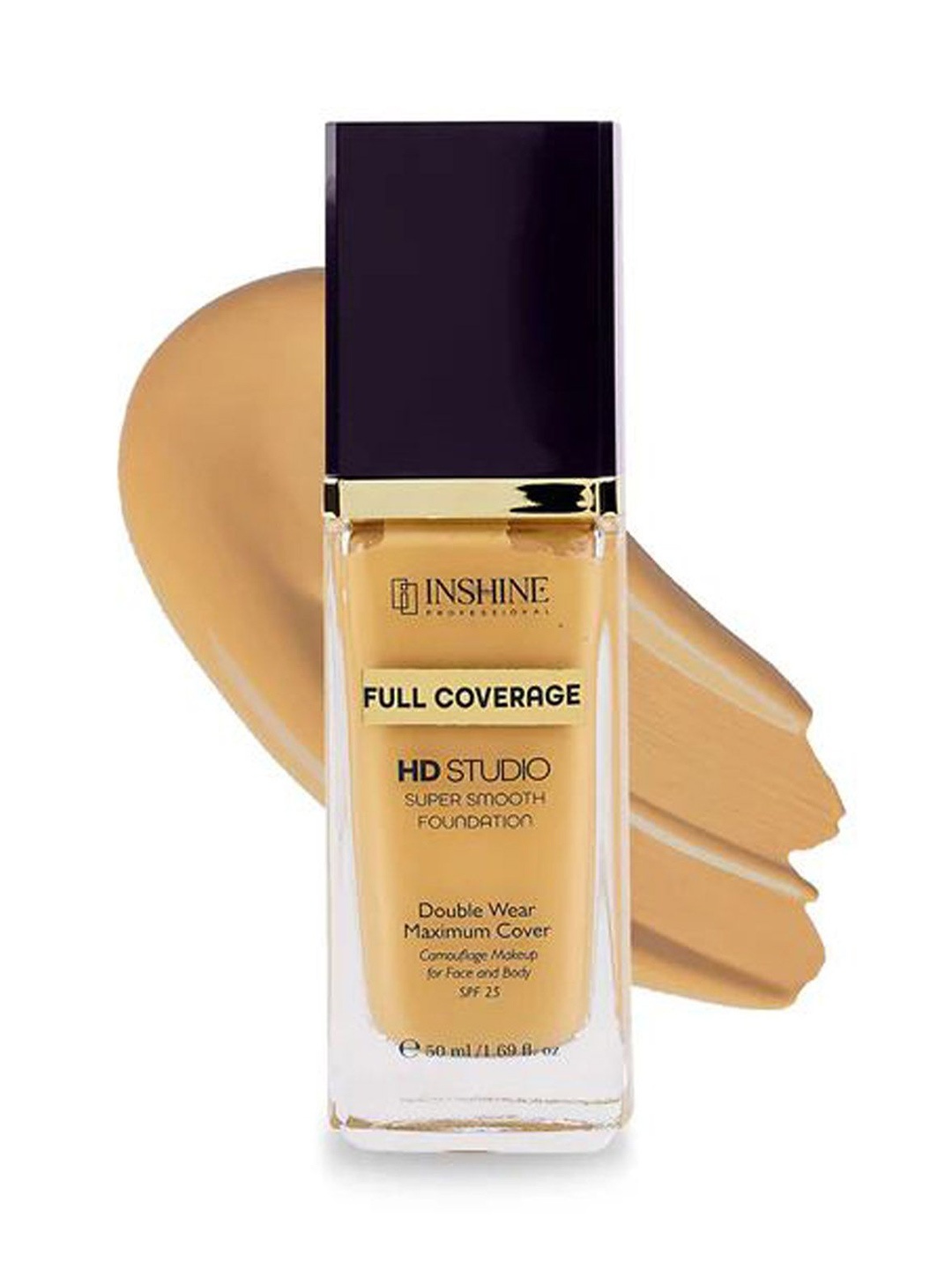

Inshine Full Coverage HD Studio Super Smooth Foundation - 50 ml - 803, Beige