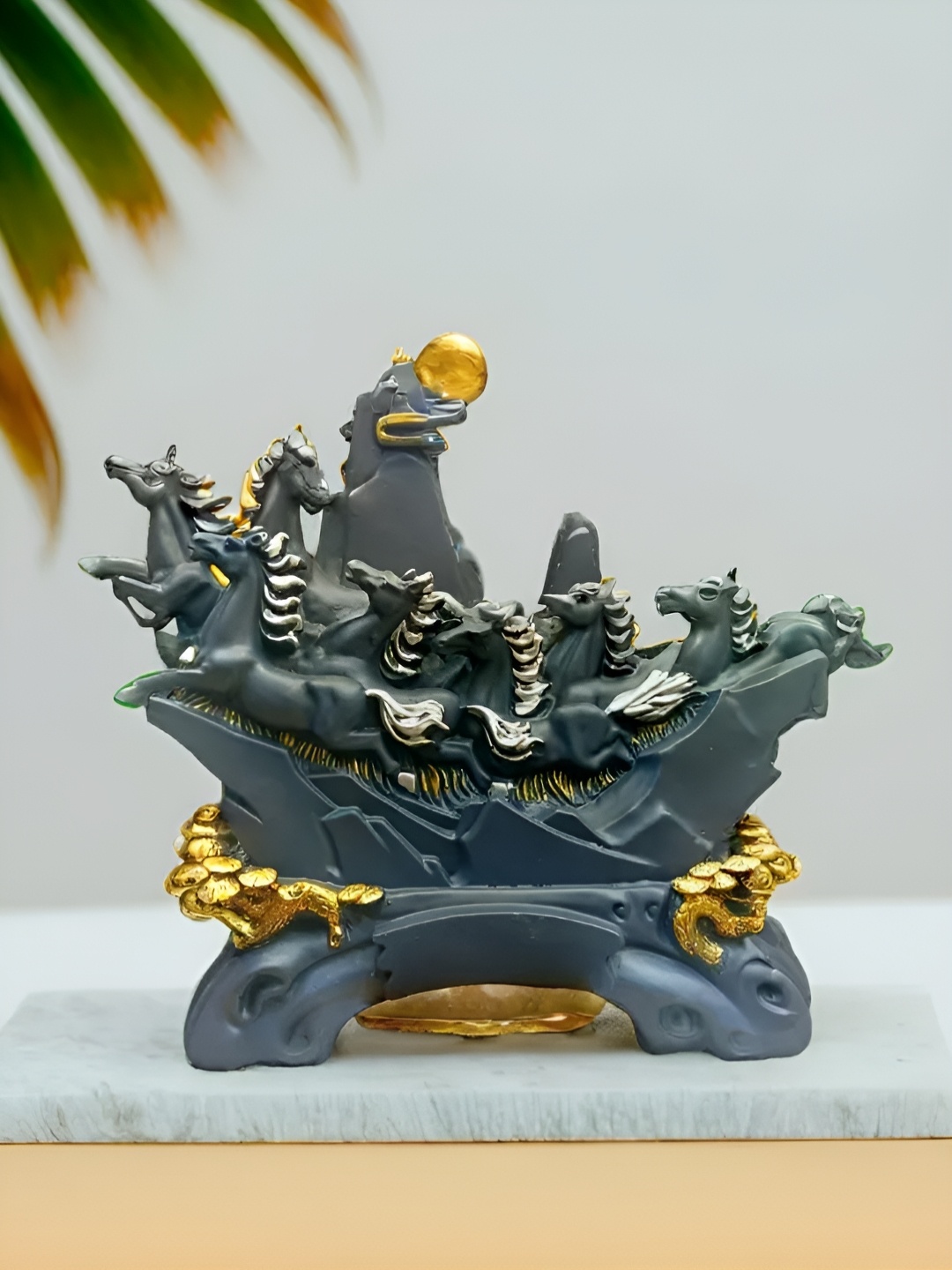 

SANKALAN CREATIONS Multicoloured Figurine Showpiece, Multi