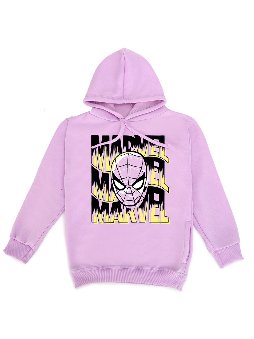 

Fabvio Plus Kids Printed Hooded Sweatshirt, Lavender