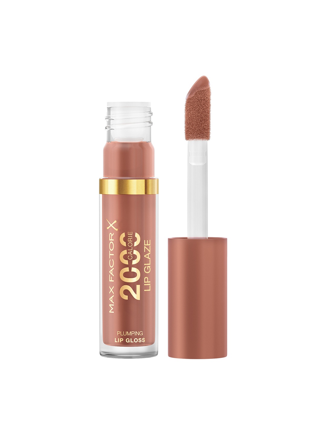 

Max Factor 2000 Calorie Plumping Lip Glaze 4.4ml - Caramel Swish 150, Nude