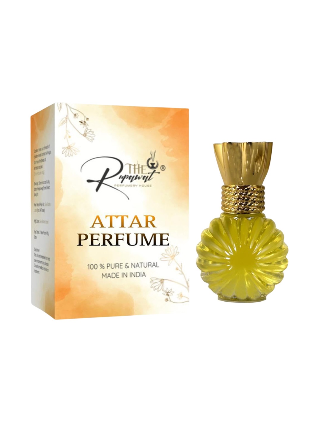 

THE RUPAWAT Perfumery House Oud Vallutla Alcohol Free Attar - 12 ml, Yellow