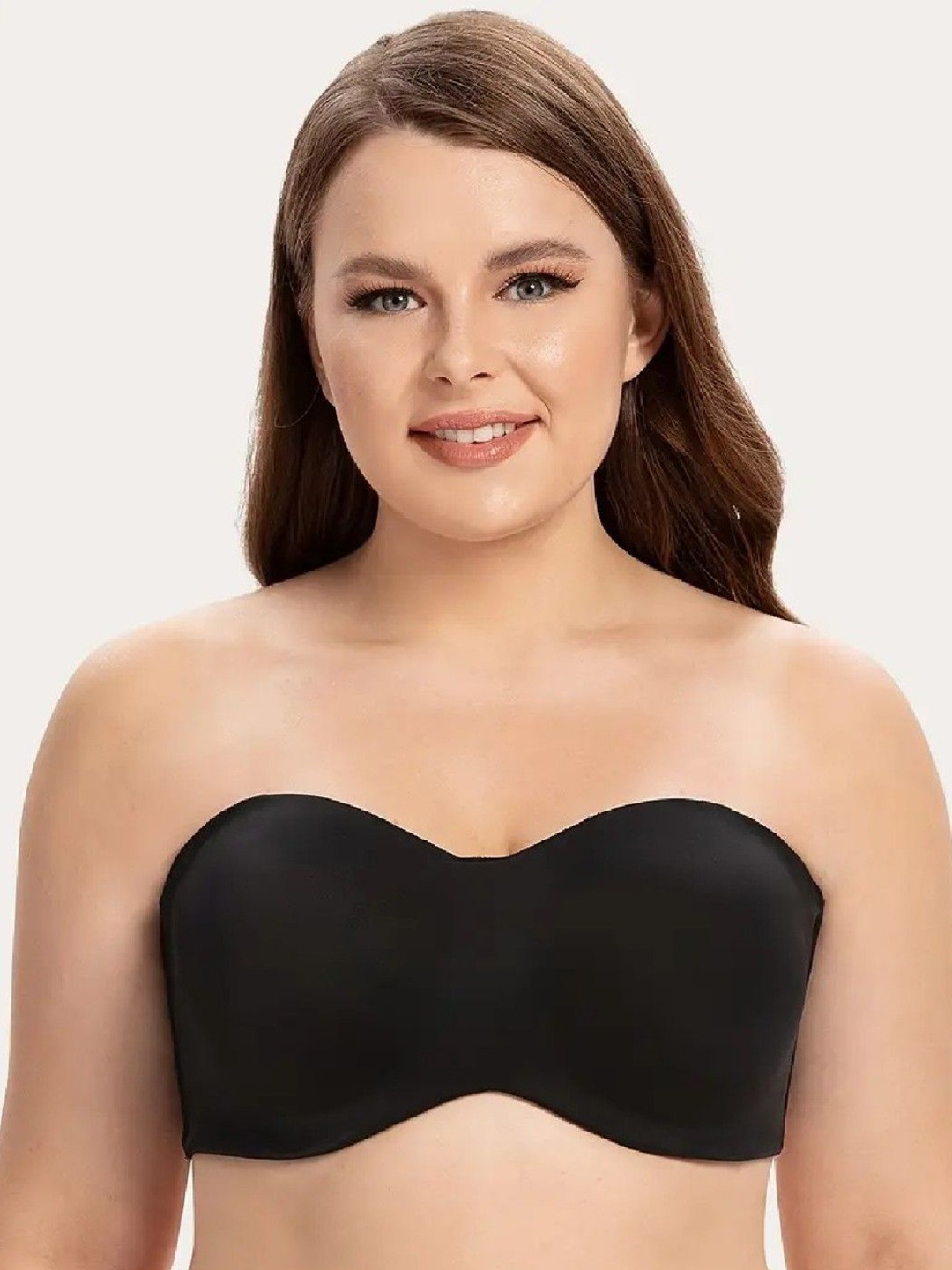 

Poftik Bandeau Women Medium Coverage Bra, Black