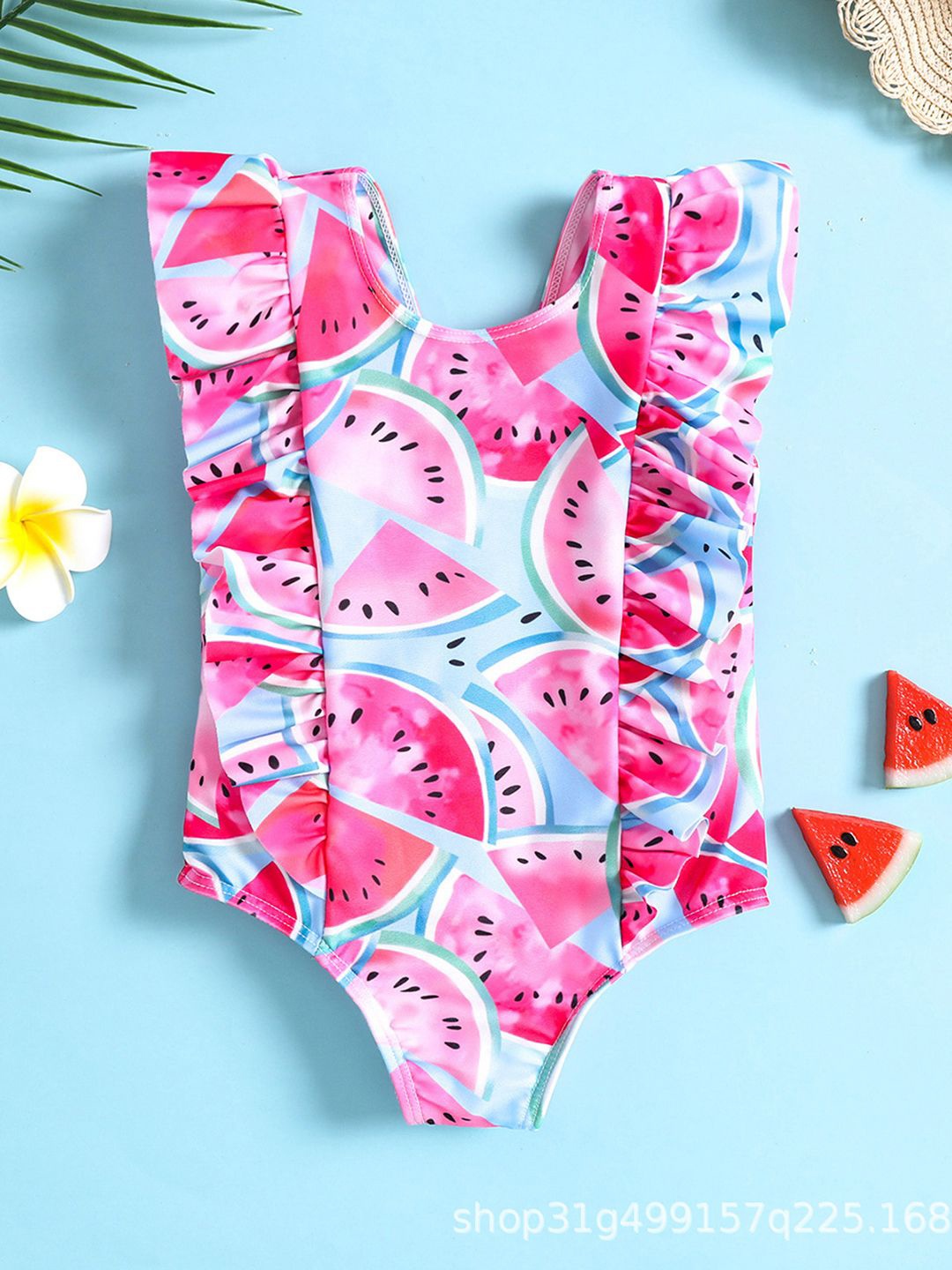 

YK Infant Girls Printed Sleeveless Bodysuit, Pink