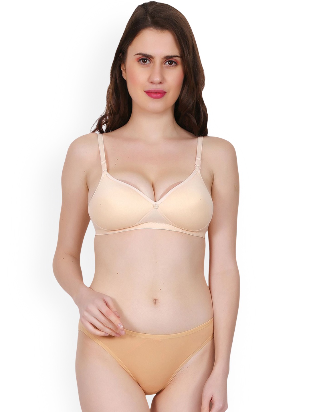 

Fihana Adjustable Straps Lingerie Set PRSA-NP-BEIGE-30B