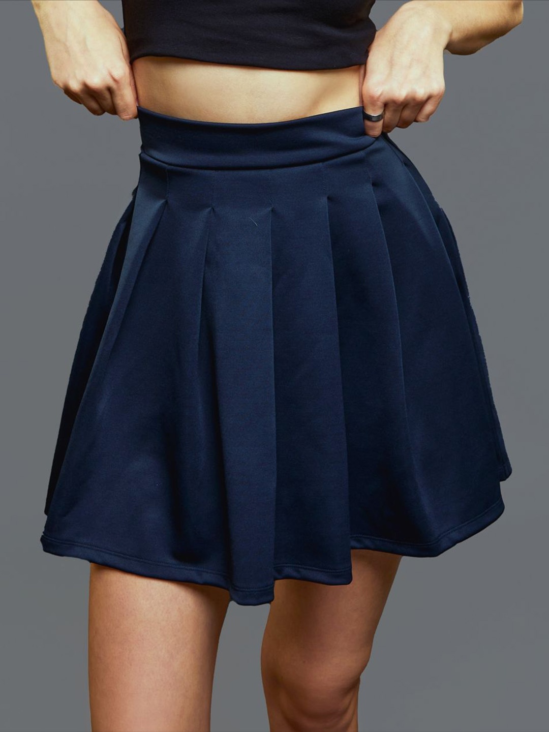 

The Forbidden Women Fruit Flared Above Knee Skirt, Blue