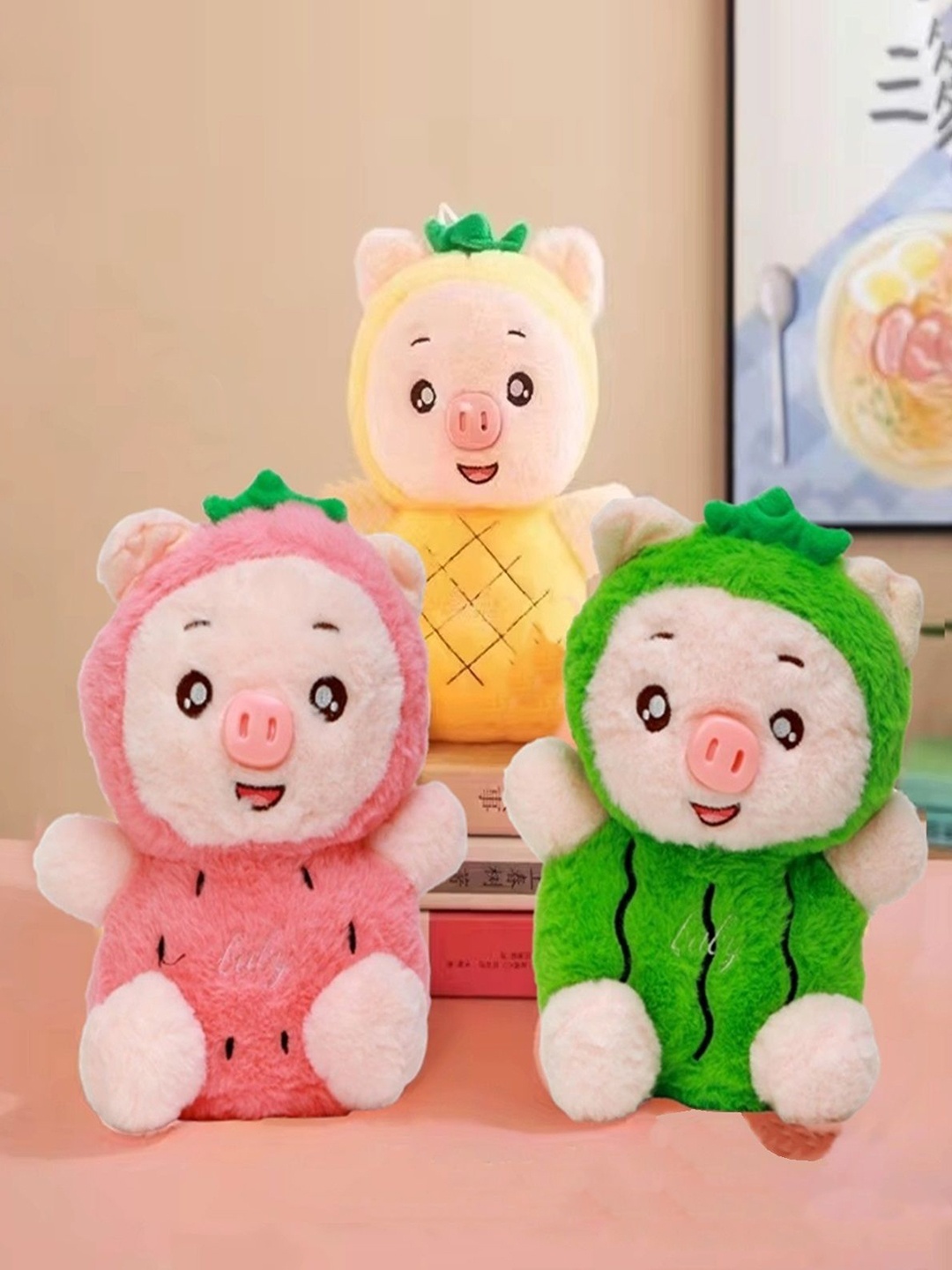

MUREN Microfibre Filled Non-Allergic Soft Toy Soft Toys and Dolls, Pink