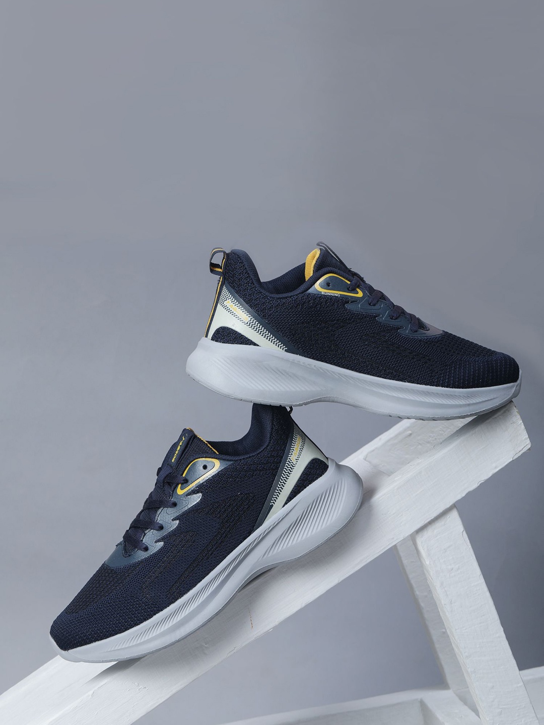 

ABROS Men Hussey-4 Mesh Running Shoes, Navy blue