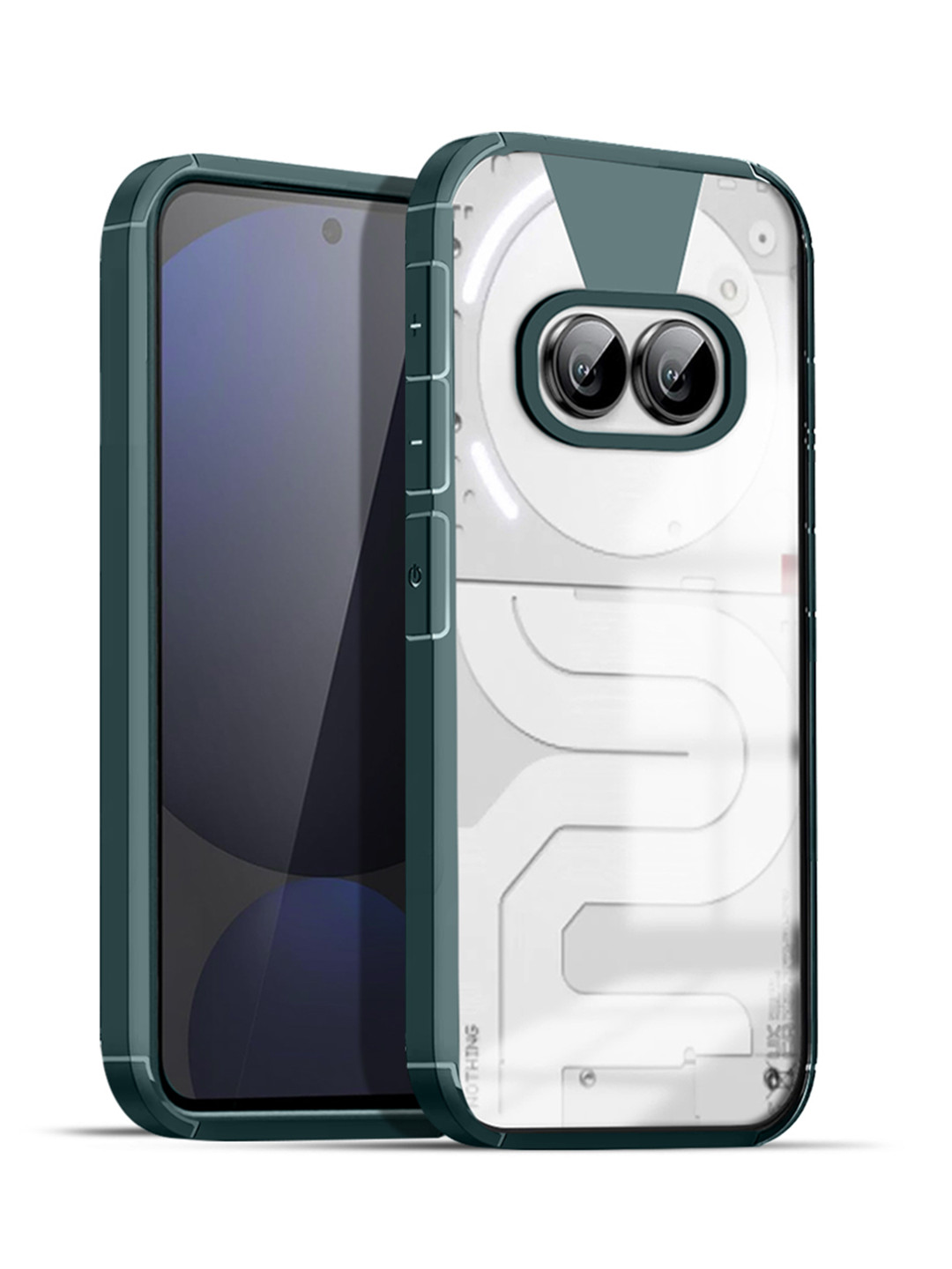 

Karwan Nothing Phone (2a) 5G Shockproof Bumper Back Case, Green