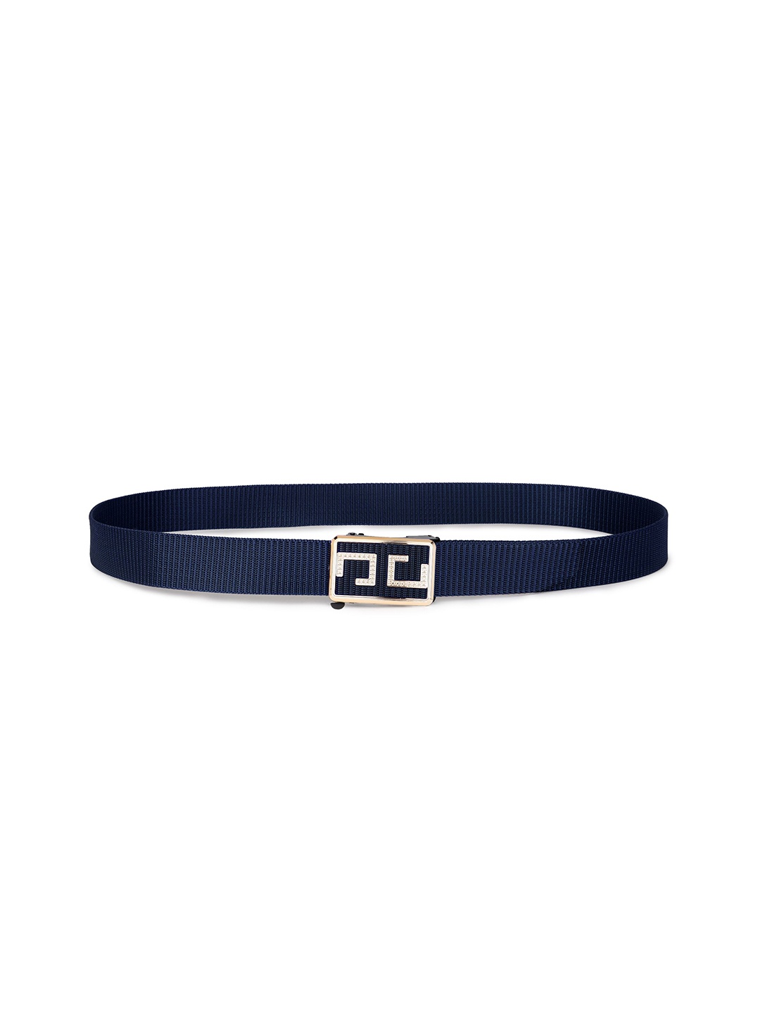 

Provogue Men Textured Belt, Navy blue