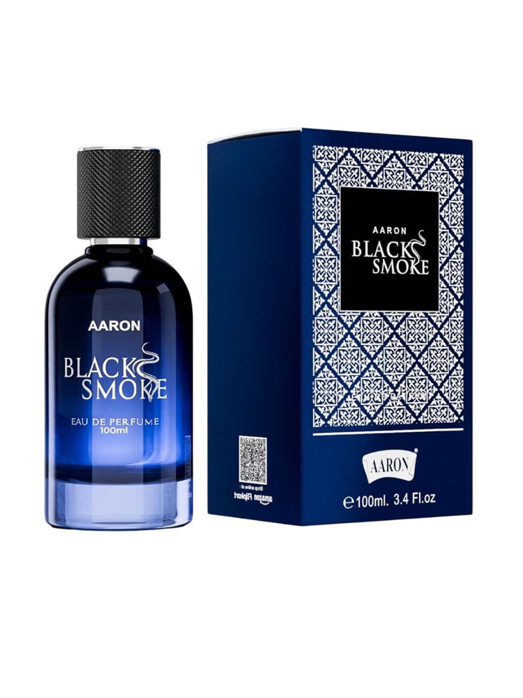 

AARON Black Smoke Long Lasting Eau De Parfum - 100 ml, Blue