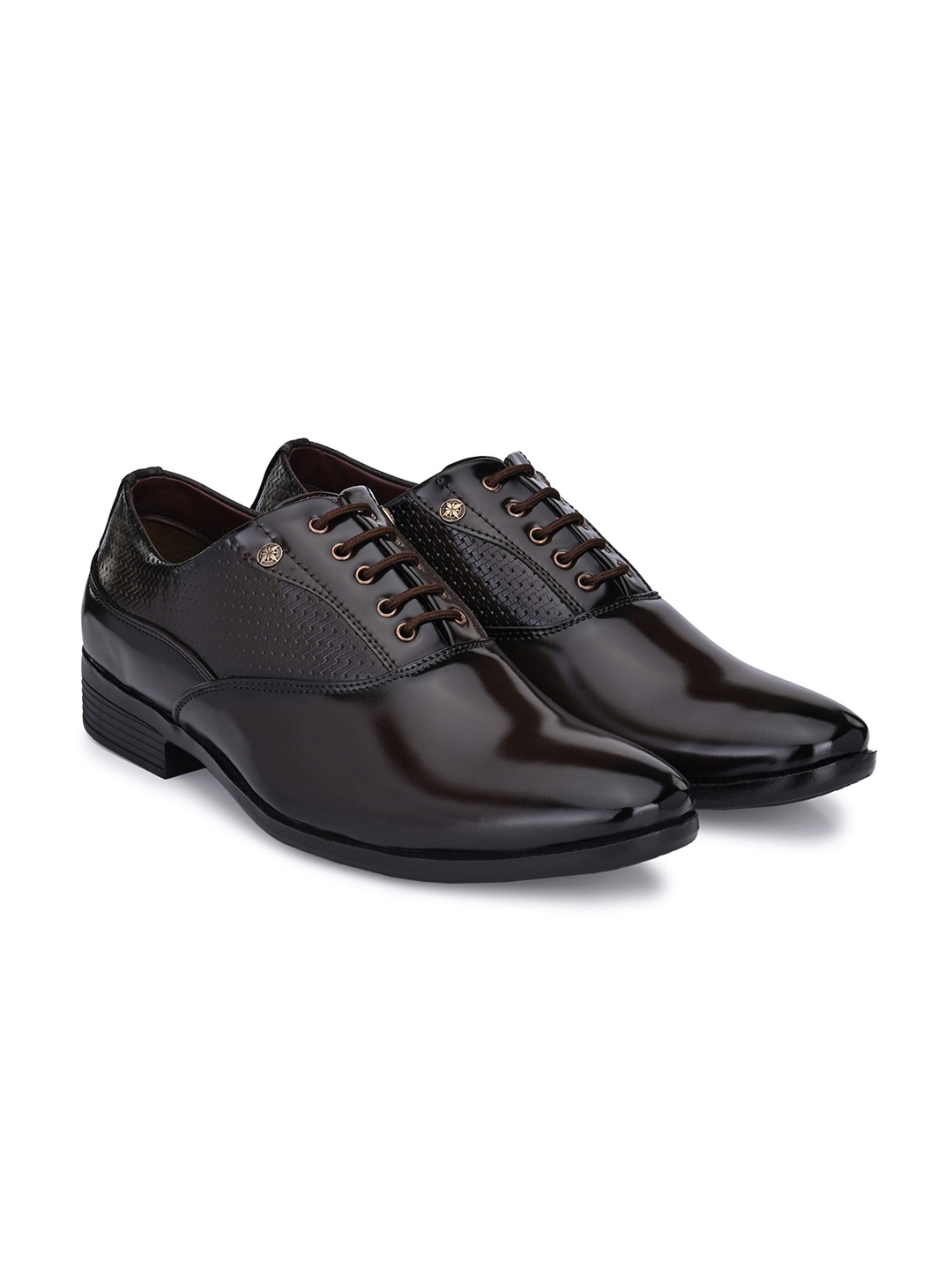 

Rising Wolf Men Lace-Ups Formal Derbys, Brown