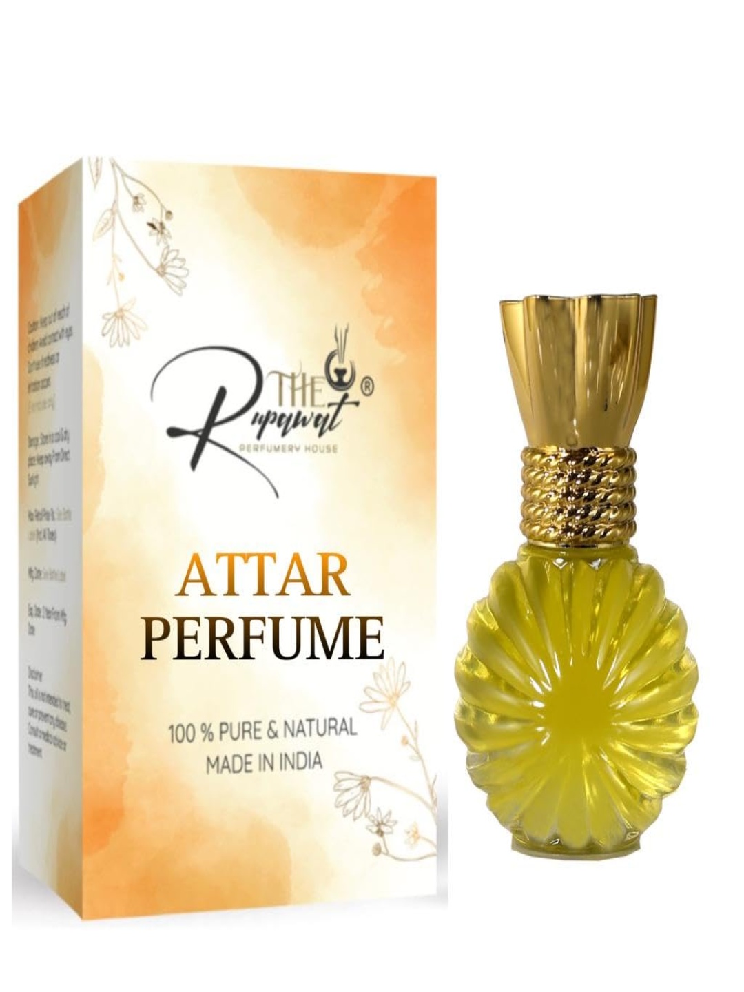 

THE RUPAWAT Perfumery House Precious Lovender Premium Natural & Alcohol-Free Attar - 12ml, Transparent