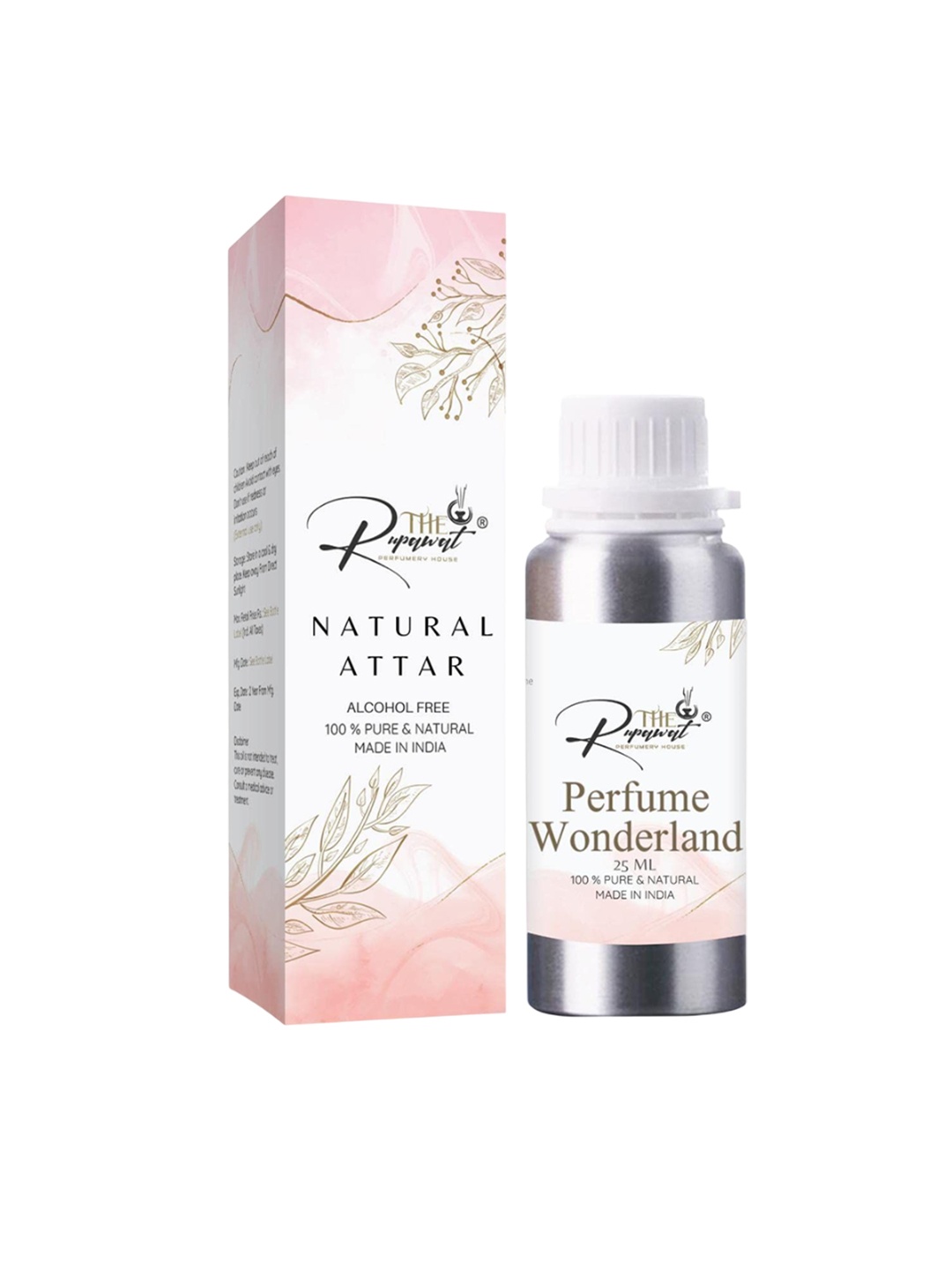 

THE RUPAWAT Perfumery House Perfume Wonderland Alcohol Free Attar - 25 ml, Silver
