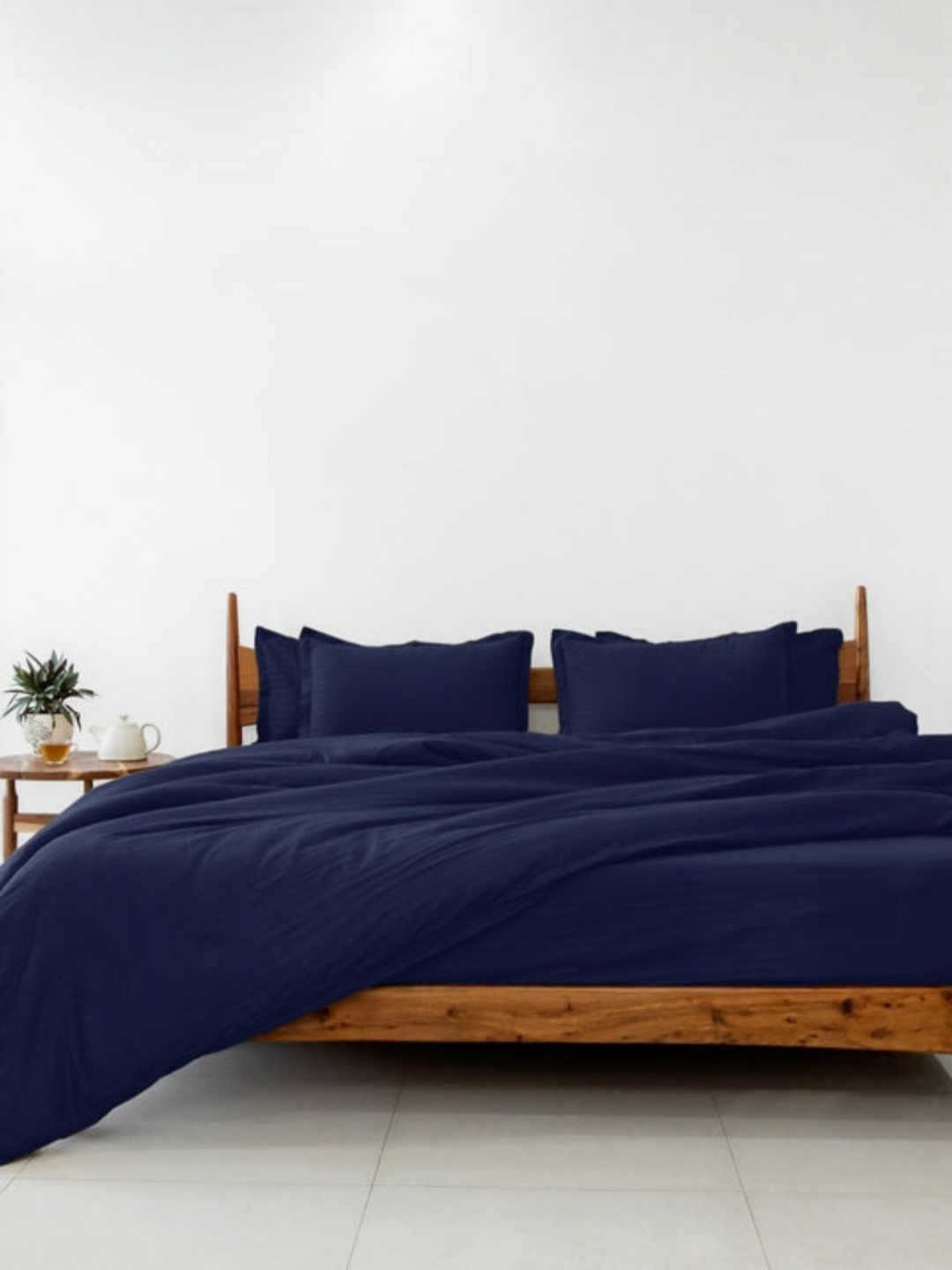 

Sleeping Owls-because your sleep matters Blue Pure Cotton 150 GSM Double Bed Comforter, Navy blue