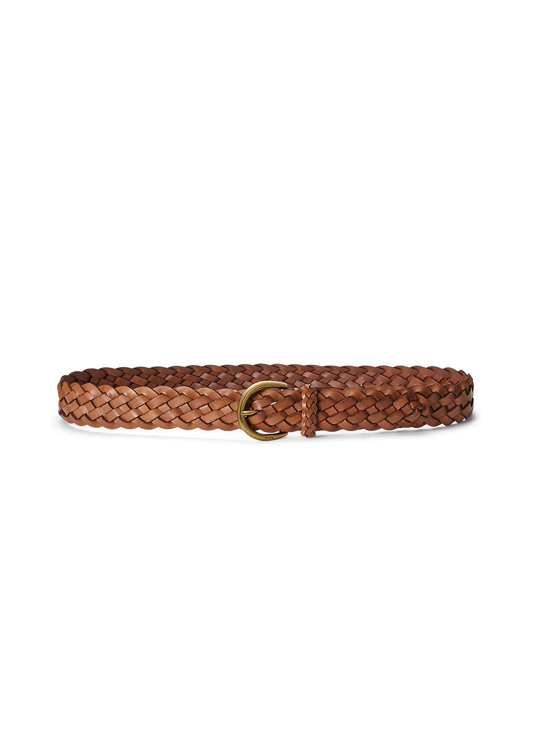 

Polo Ralph Lauren Women Braided Calfskin Belt, Brown