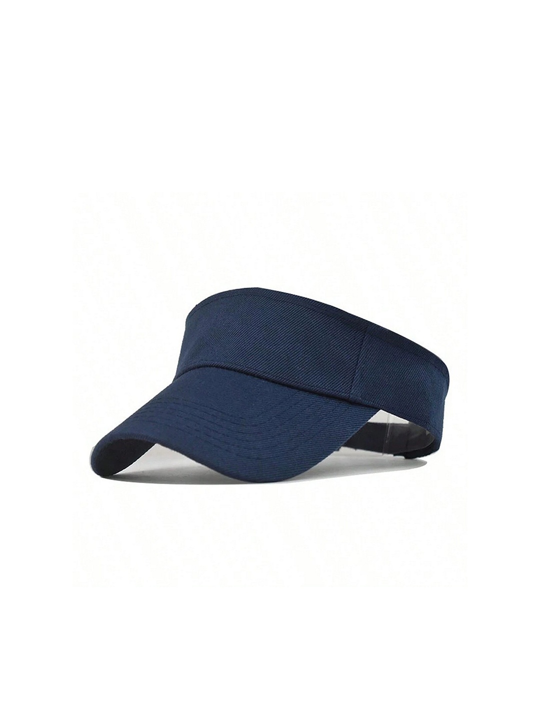 

Infispace Unisex Cotton Adjustable Sports Sun Visor Cap, Navy blue