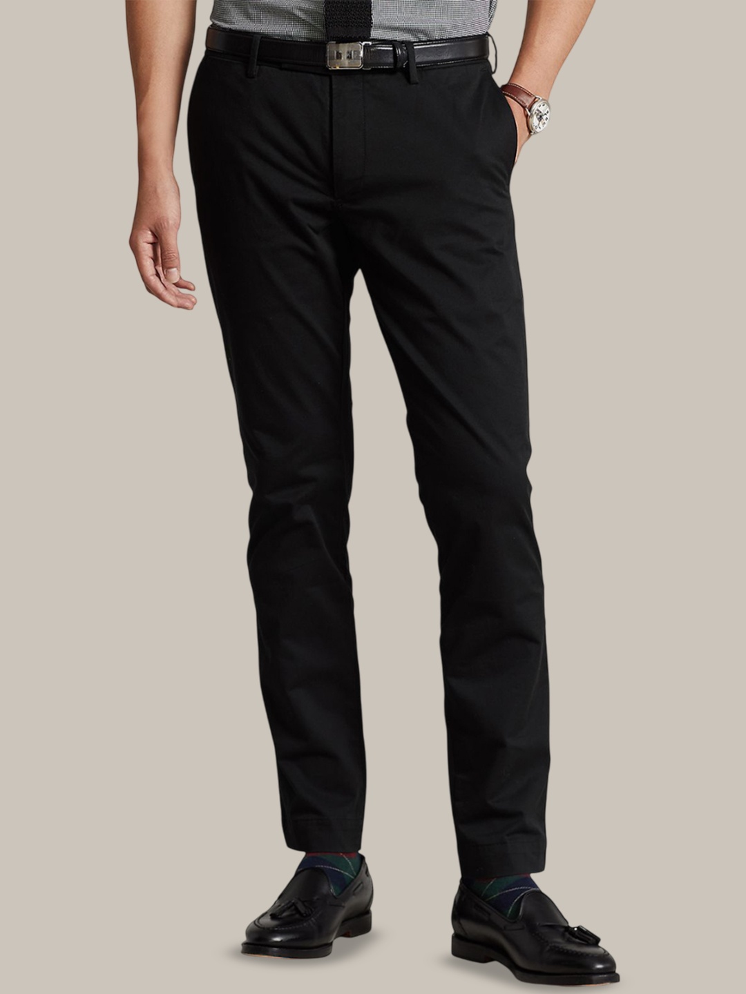 

Polo Ralph Lauren Men Stretch Slim Fit Chino Pant, Black