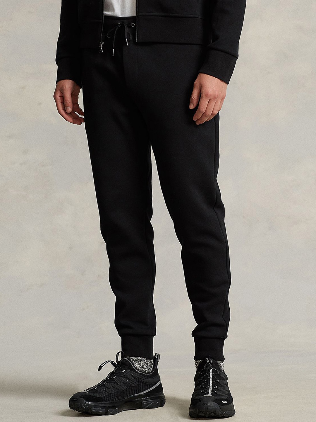 

Polo Ralph Lauren Men Mid Rise Double-Knit Joggers, Black