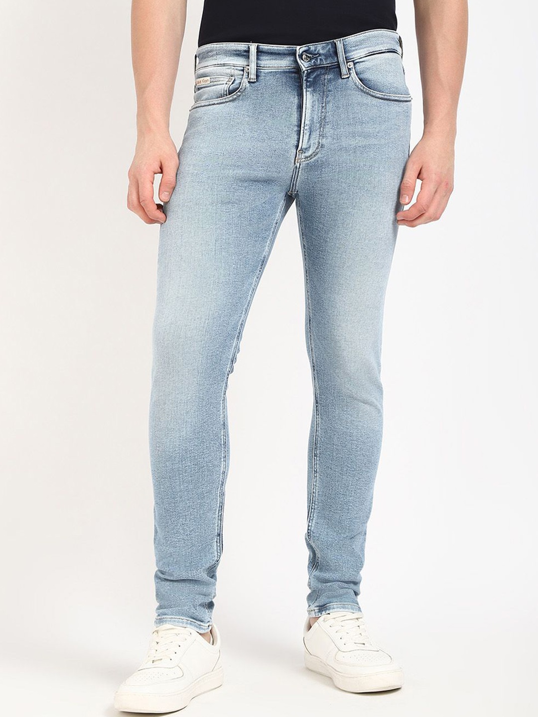 

Calvin Klein Jeans Men Skinny Fit Light Fade Jeans, Blue