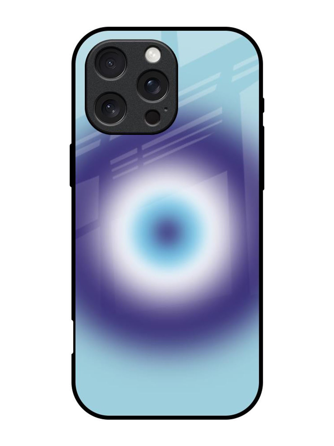 

QRIOH Quirky Printed iPhone 16 Pro Back Case Mobile Accessories, Blue