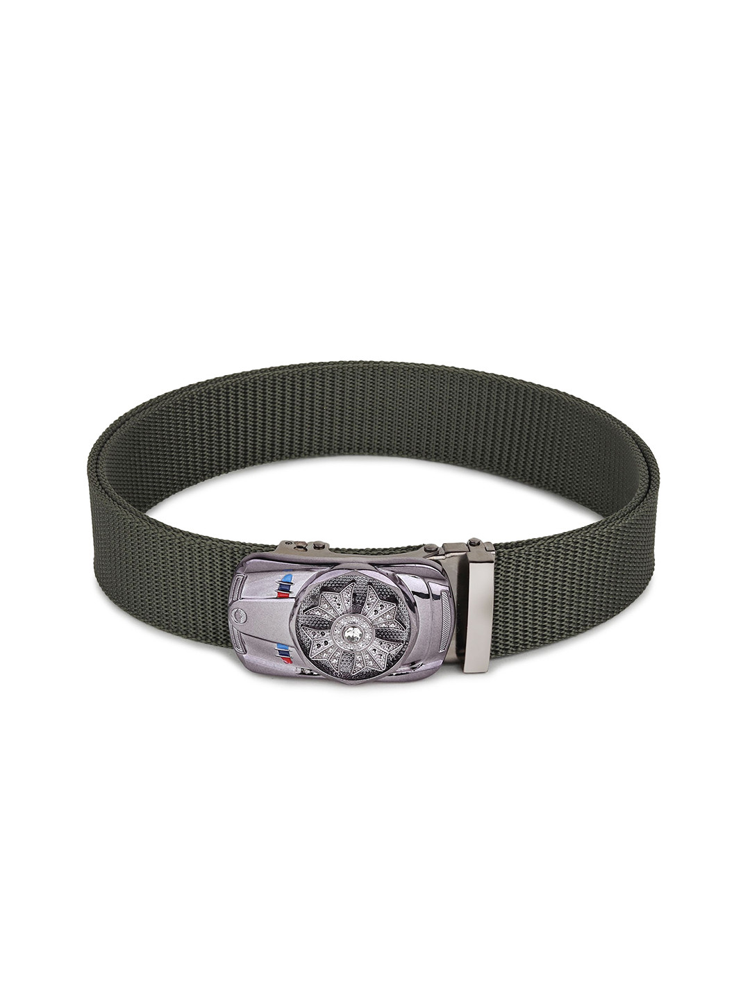 

Provogue Men Textured Formal Belt, Green