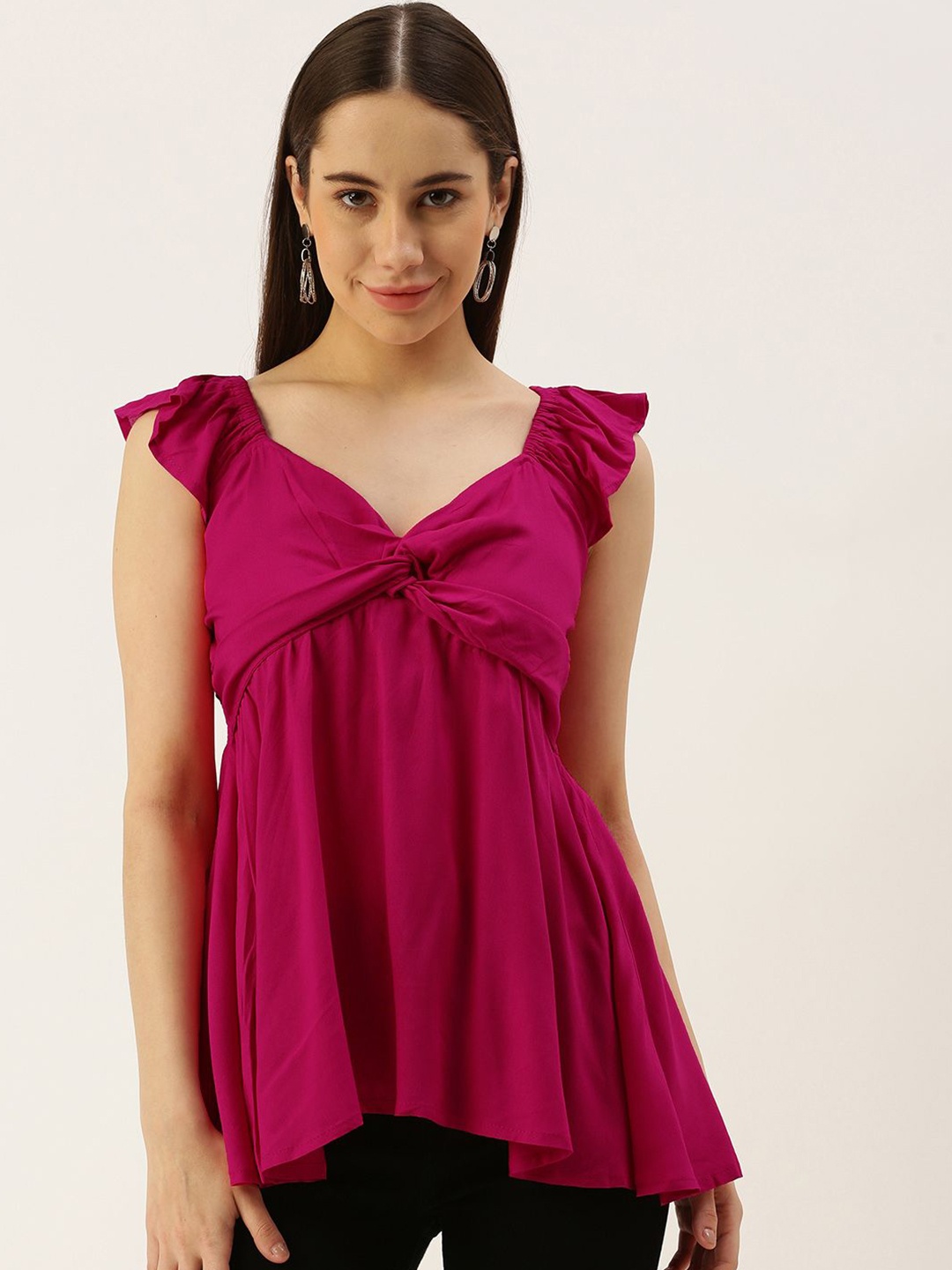 

VYMO Women Empire Top, Pink