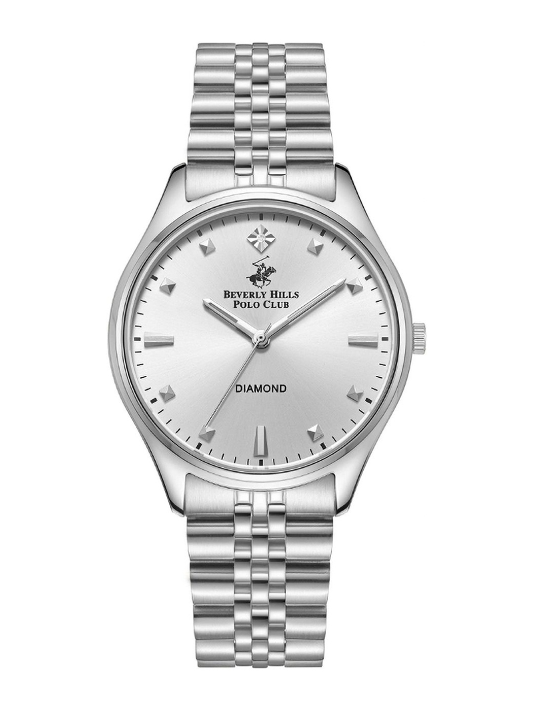 

Beverly Hills Polo Club Women Dial & Bracelet Style Straps Analogue Watch BP5049Y.330, Silver