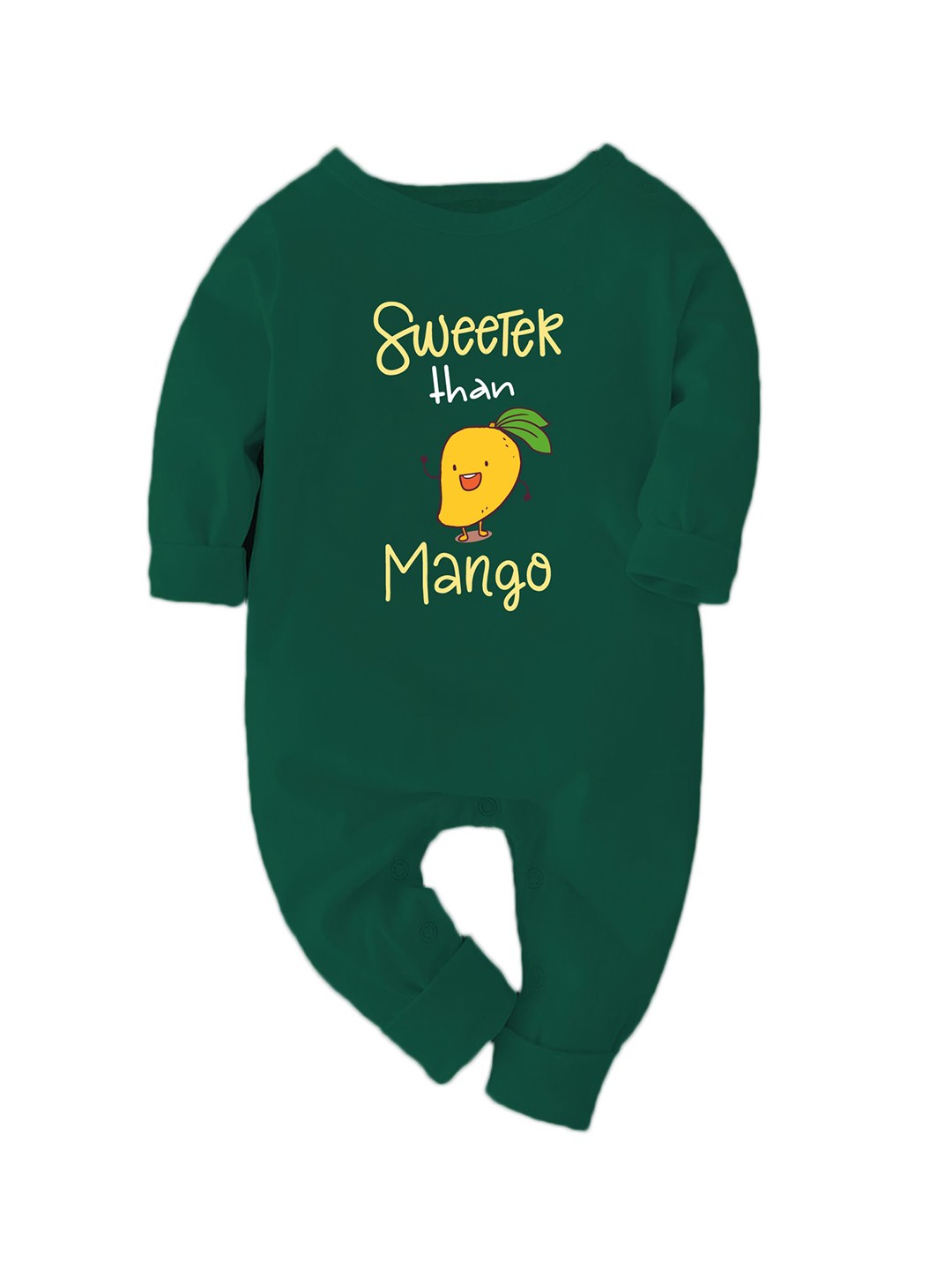 

Zeezeezoo Infants Kids Printed Pure Cotton Romper, Green