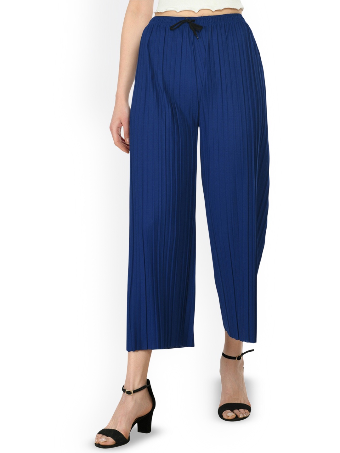 

Purser Women Original Regular Fit Culottes Trousers, Blue