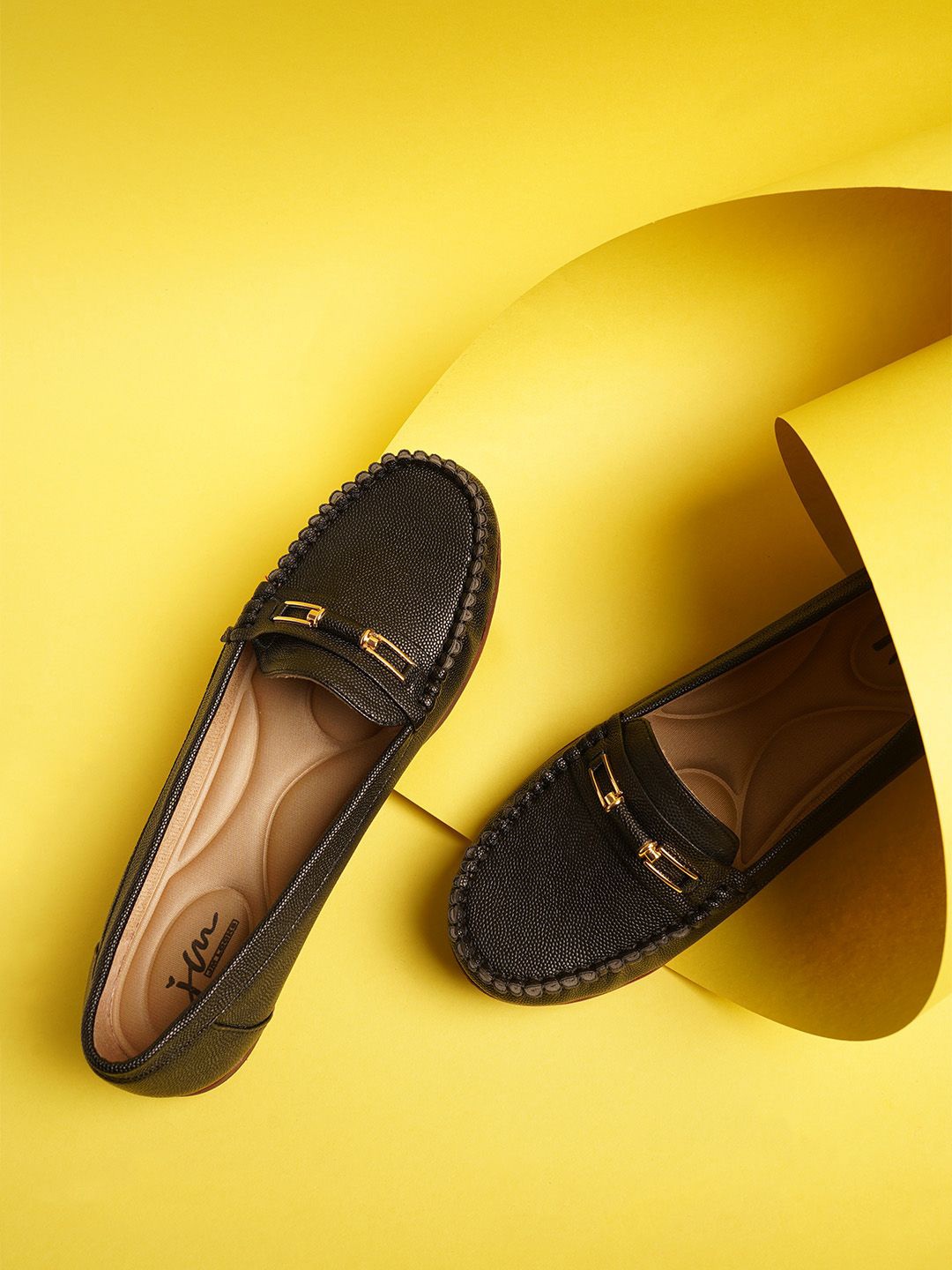 

JM Looks stylish Loafer for Women, Black