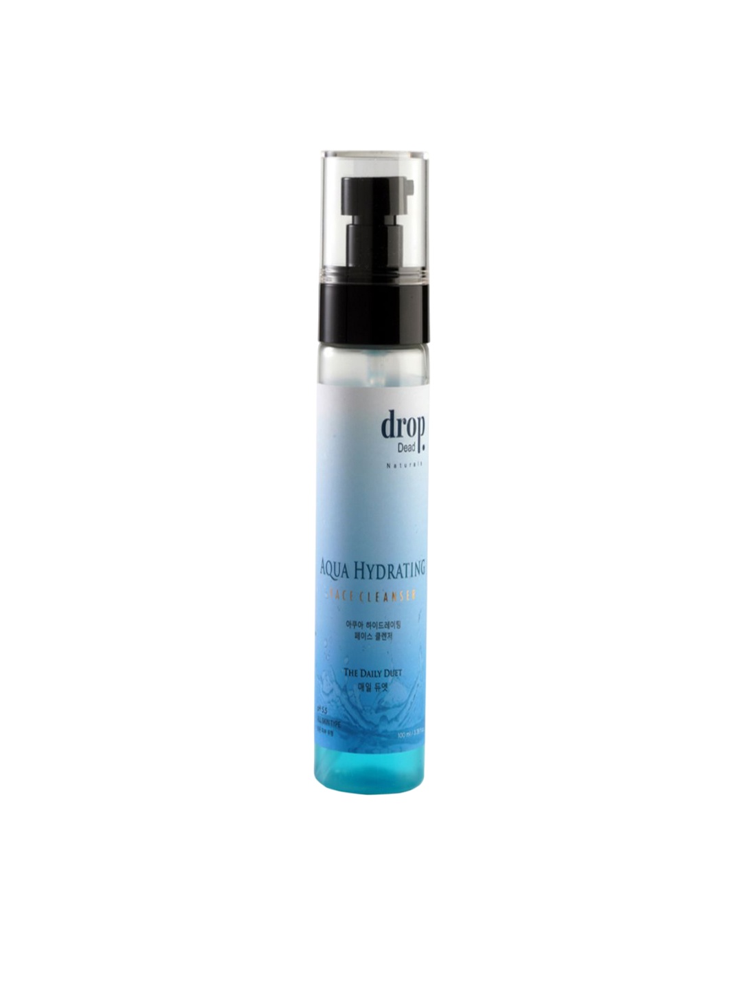 

DropDead Naturals Aqua Hydration Face Cleanser - 100 ml, Blue