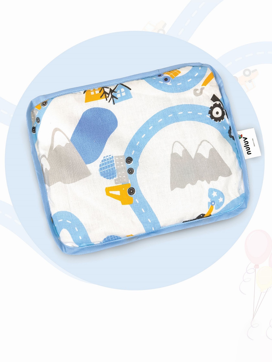 

Nuluv Kids Baby Pillow, White