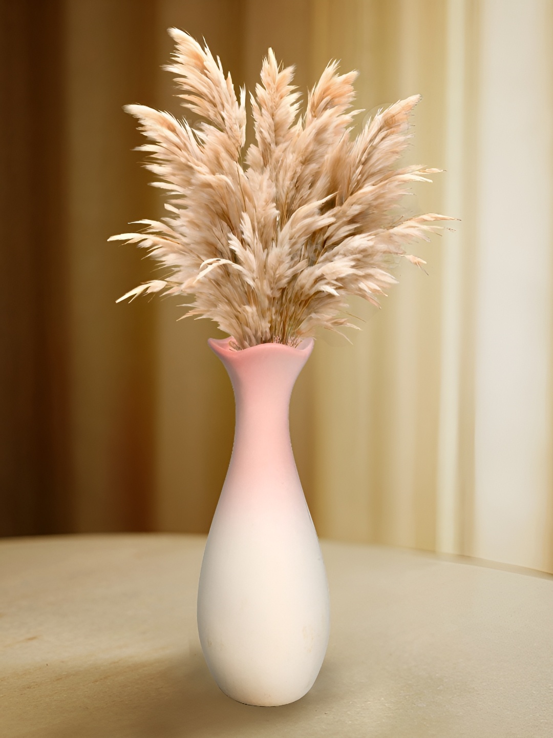 

Cortina Pink & White Ombre Bottle Shaped Ceramic Flower Vase