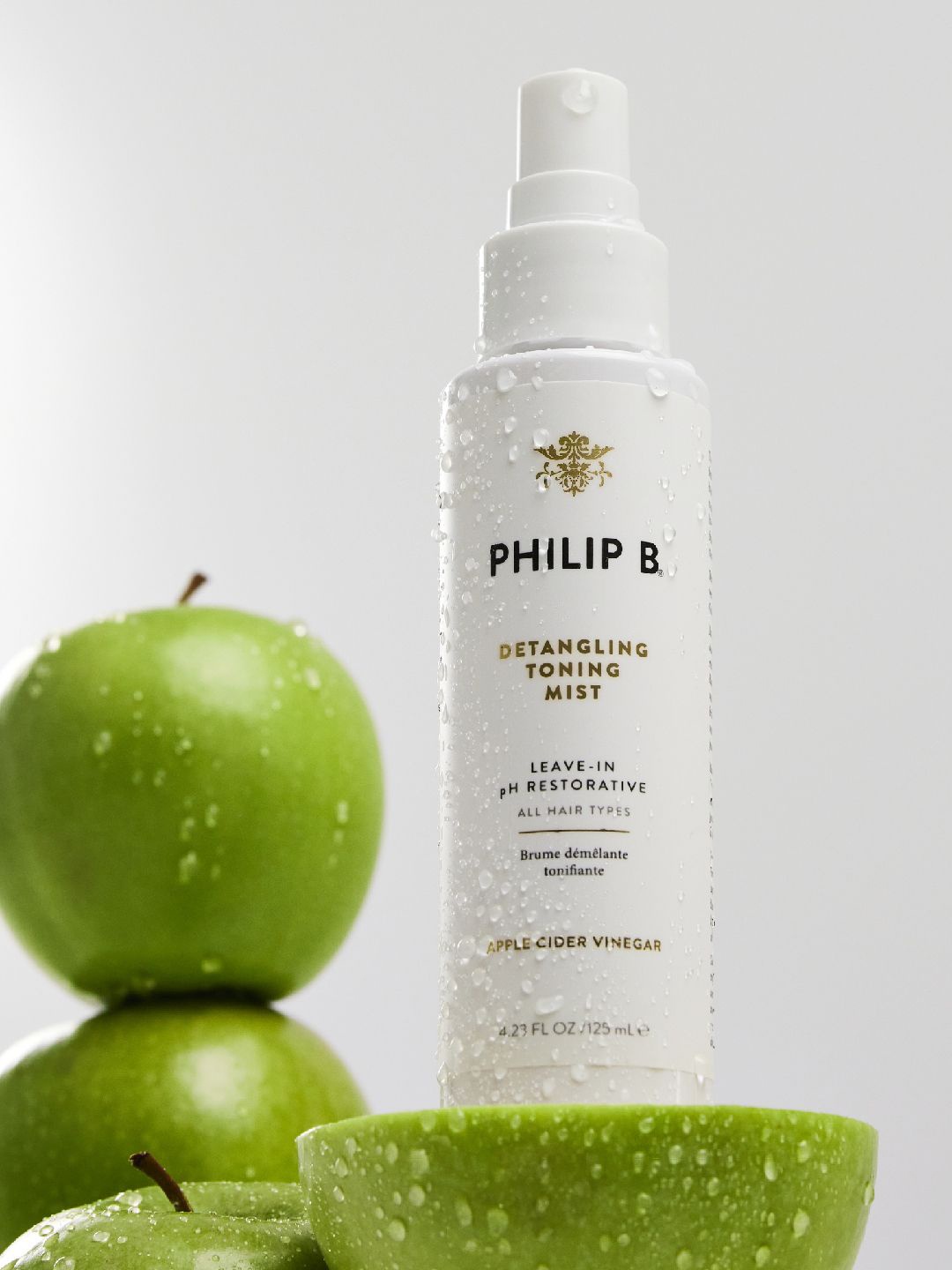 

Philip B Detangling Toning Mist With Apple Cider Vinegar - 125 ml, White