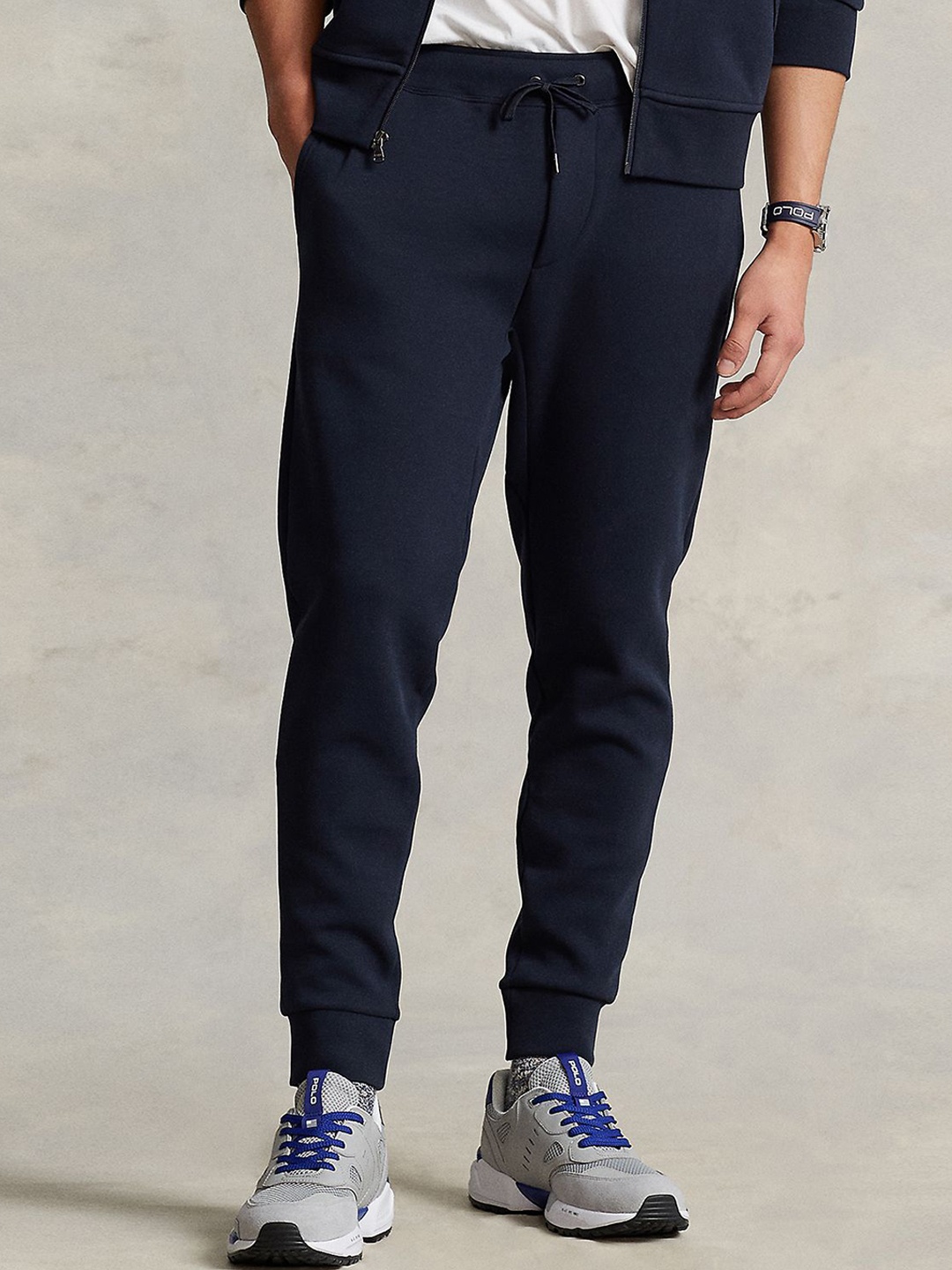 

Polo Ralph Lauren Men Mid Rise Double-Knit Joggers, Navy blue
