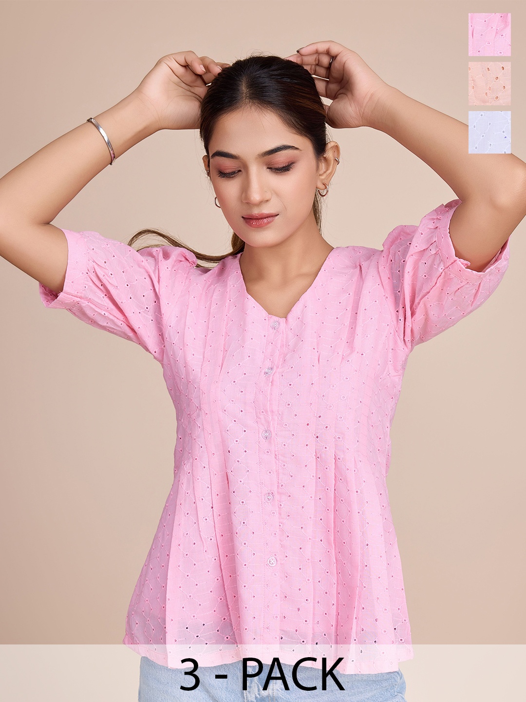 

HOUSE OF MIRA Cotton Top, Multi