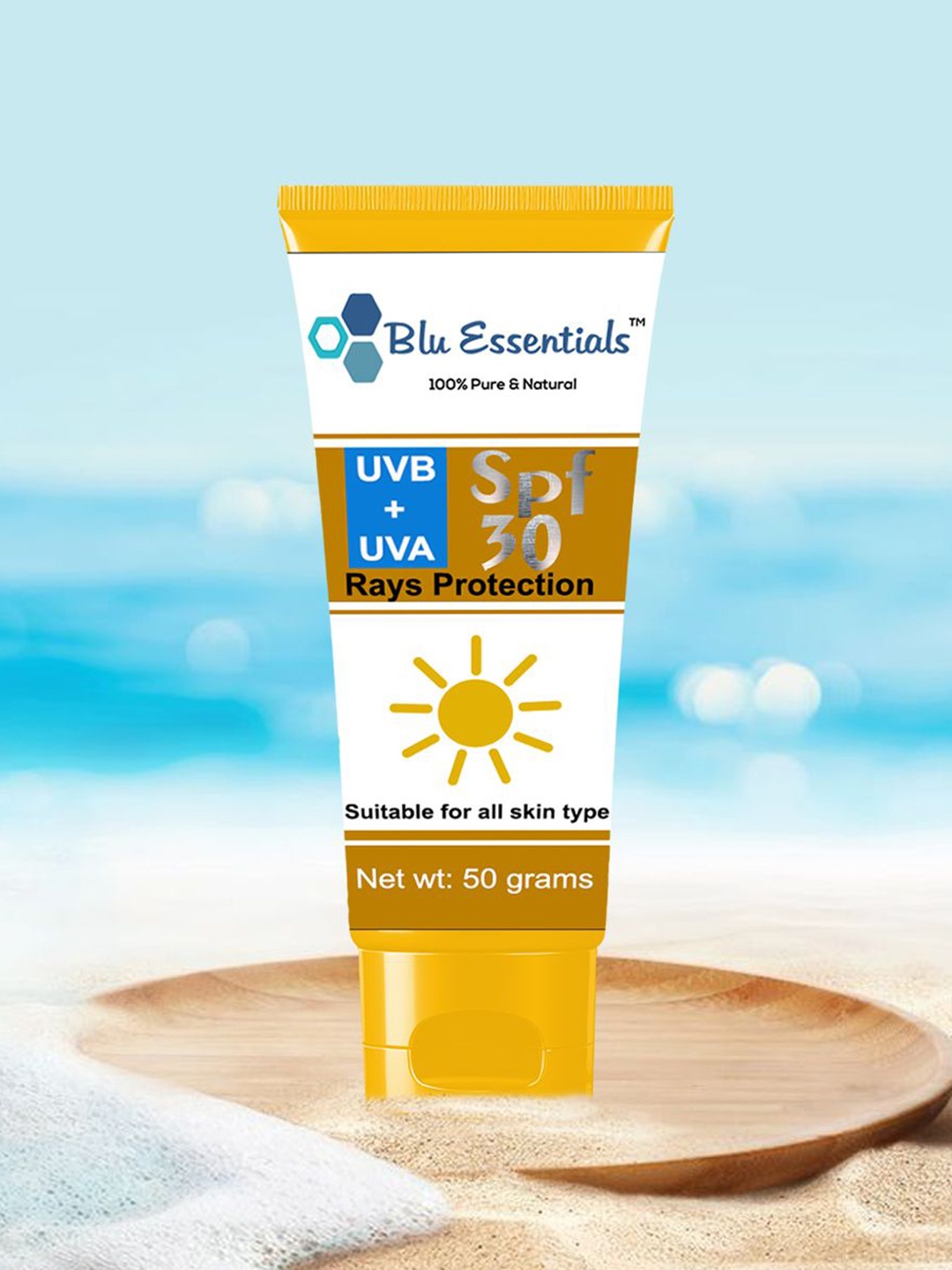 

Blu Essentials Sunscreen SPF 30 - 50 g, Orange