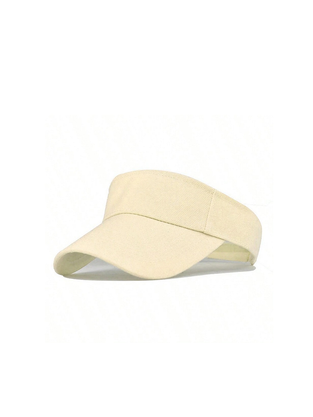

Infispace Unisex Cotton Adjustable Sports Sun Visor Cap, Beige