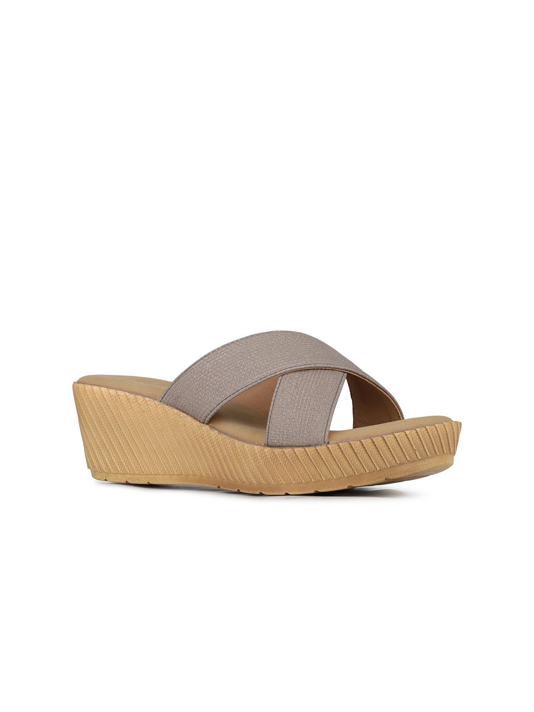 

Inc 5 Party Wedge Sandals with Buckles, Brown