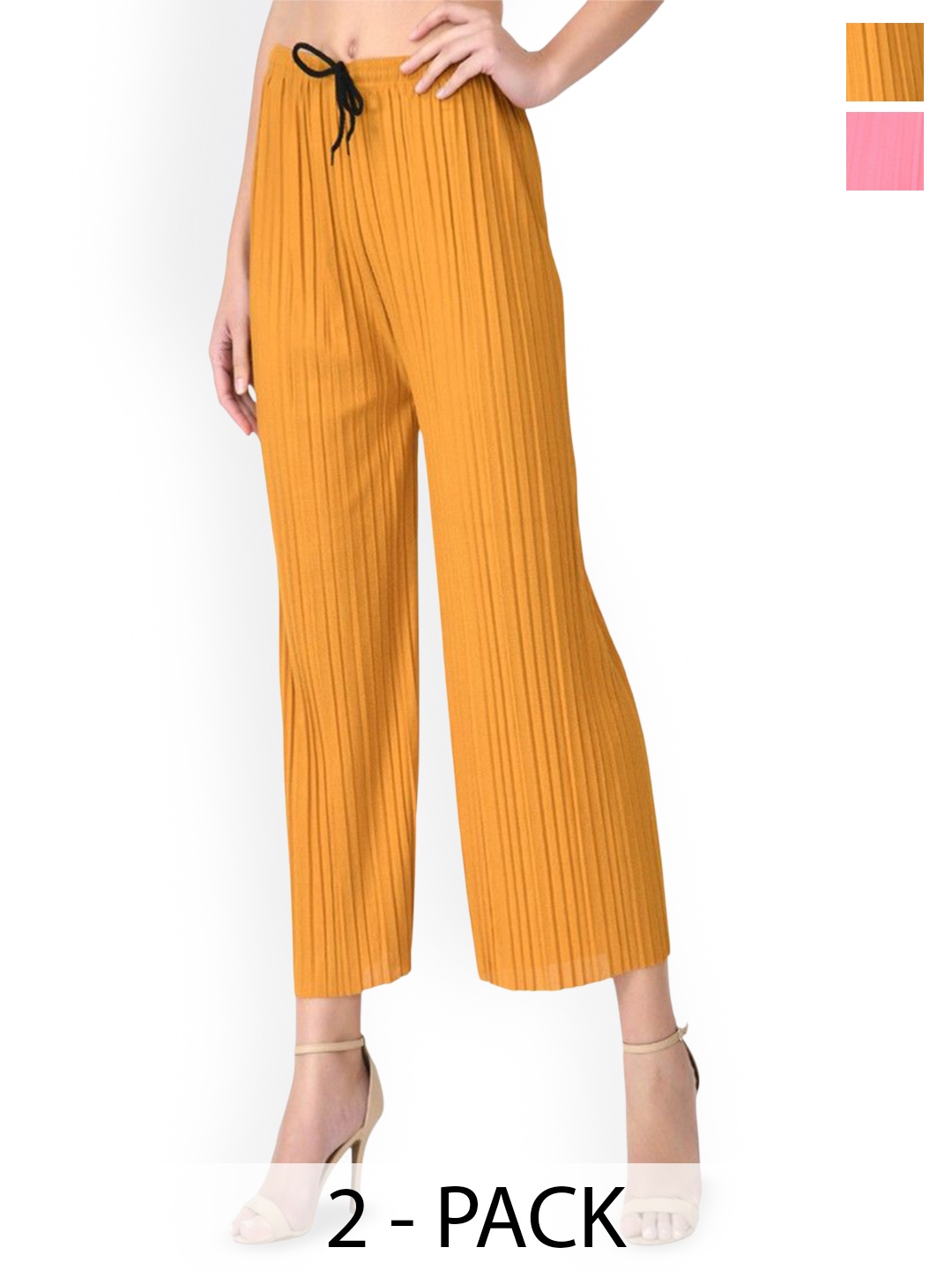 

Purser Women Pack Of 2 Original Culottes Trouser, Pink