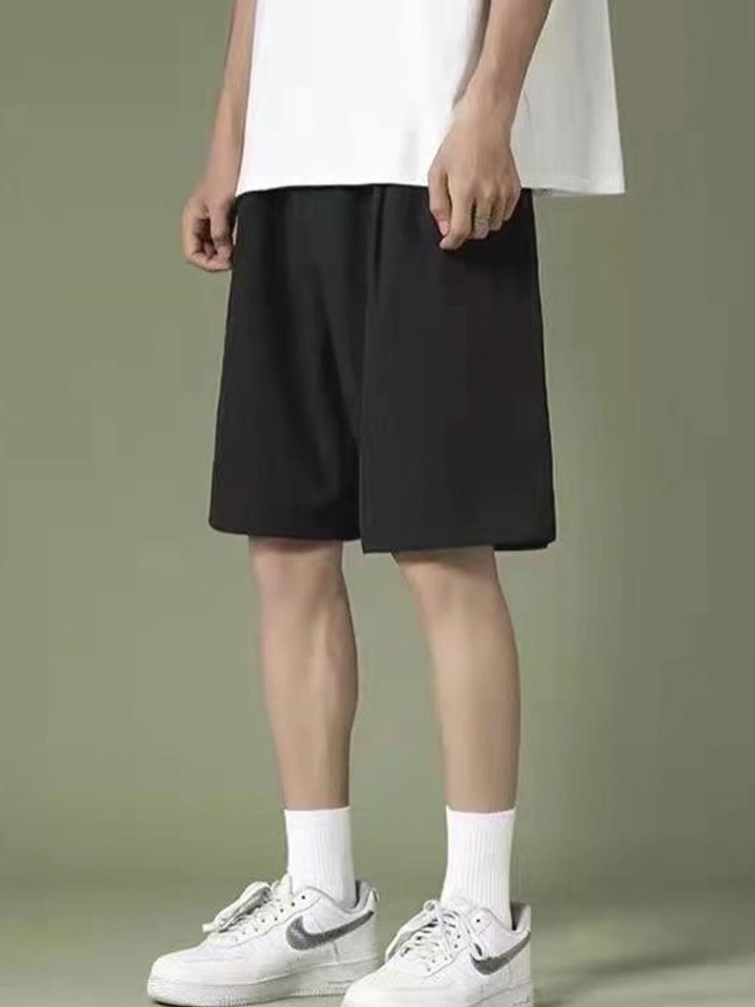 

StyleCast Men Mid-Rise Shorts, Black