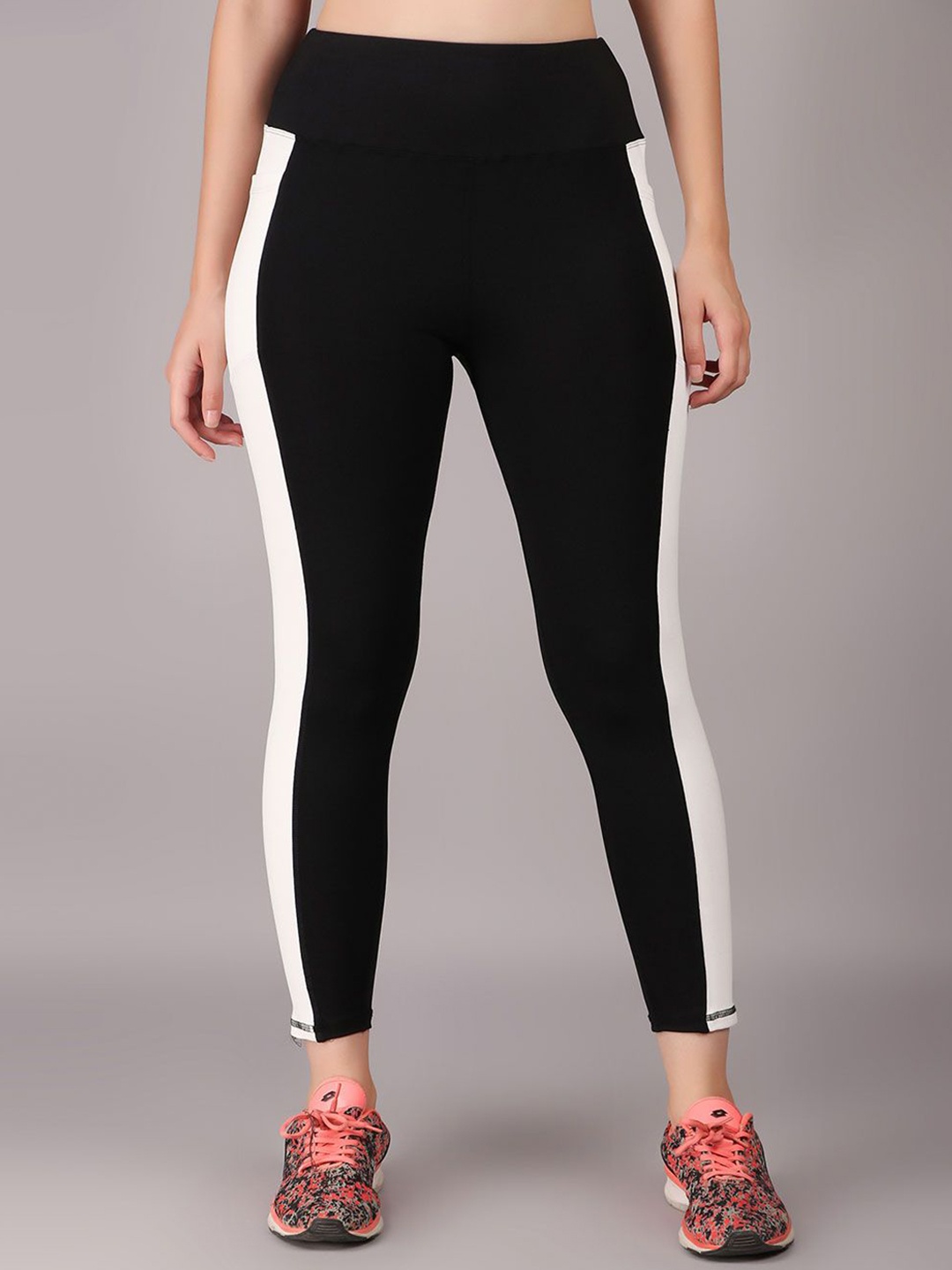 

NEXSTEP High Waist Slim Fit Gym Leggings, Black