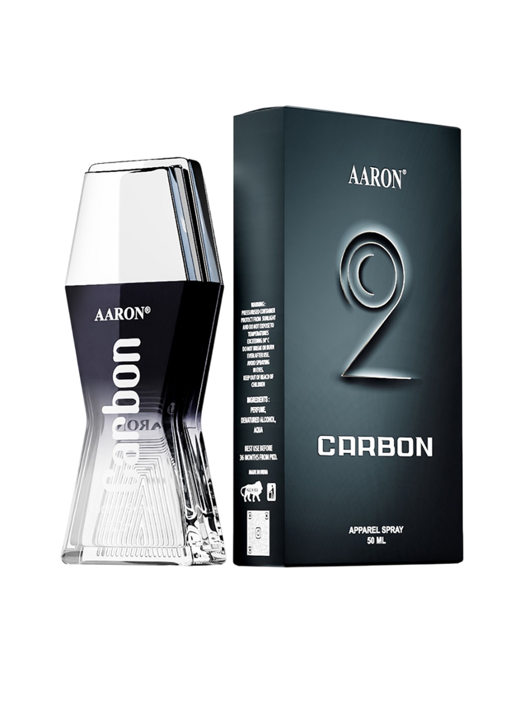 

AARON Carbon Long Lasting Perfume - 50ml, Black