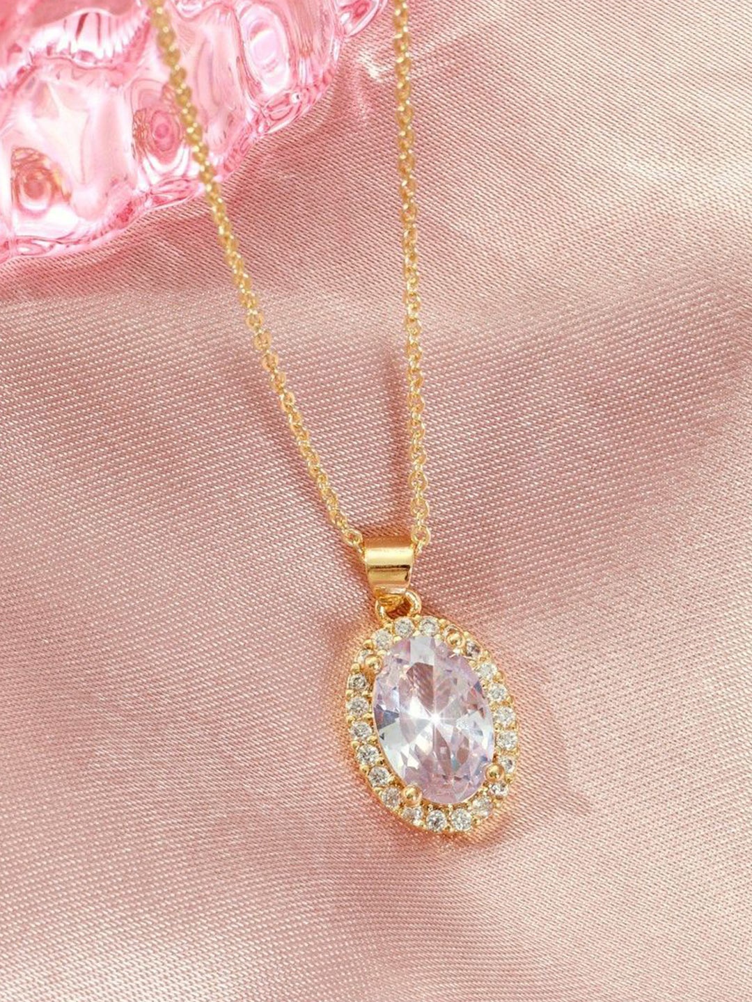 

SALTY Twinkle Gem Pendant With Chain Jewellery Accessories, Gold