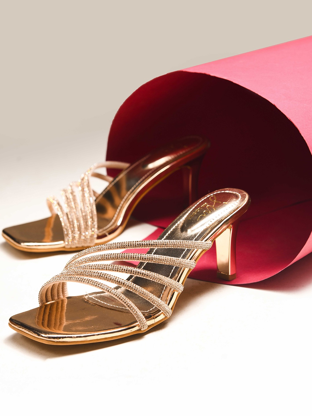 

JM Looks Women fashion Comfortable Sole heel Sandals For Womens & Girls, Tan