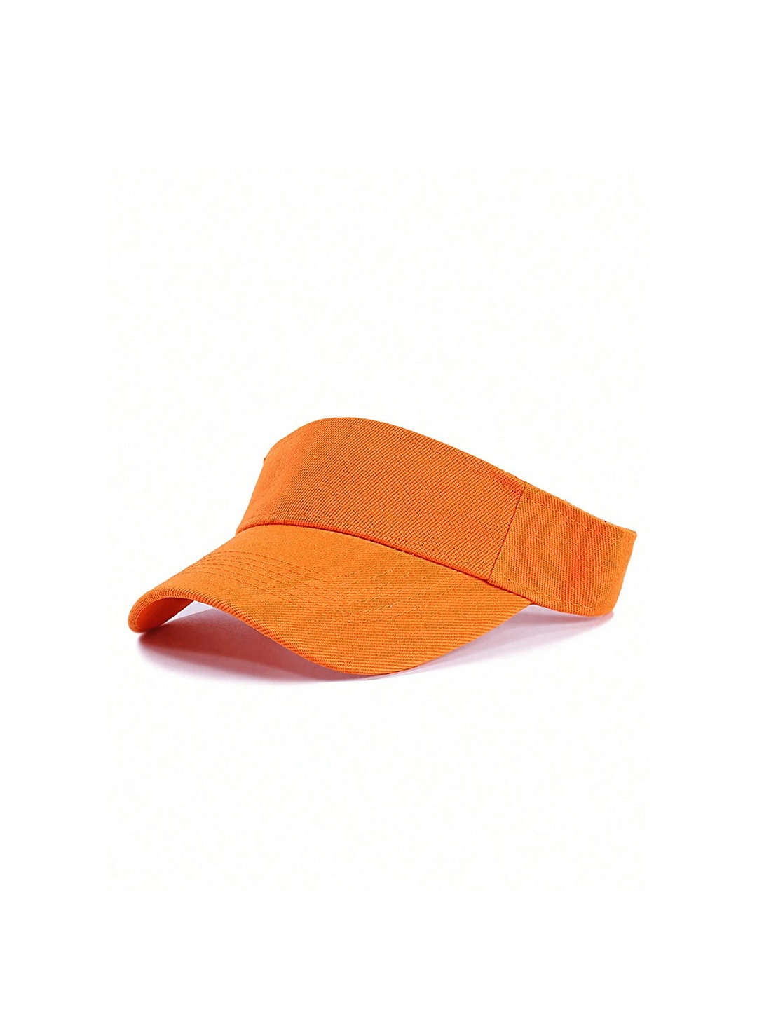 

Infispace Unisex Cotton Adjustable Sports Sun Visor Cap, Orange