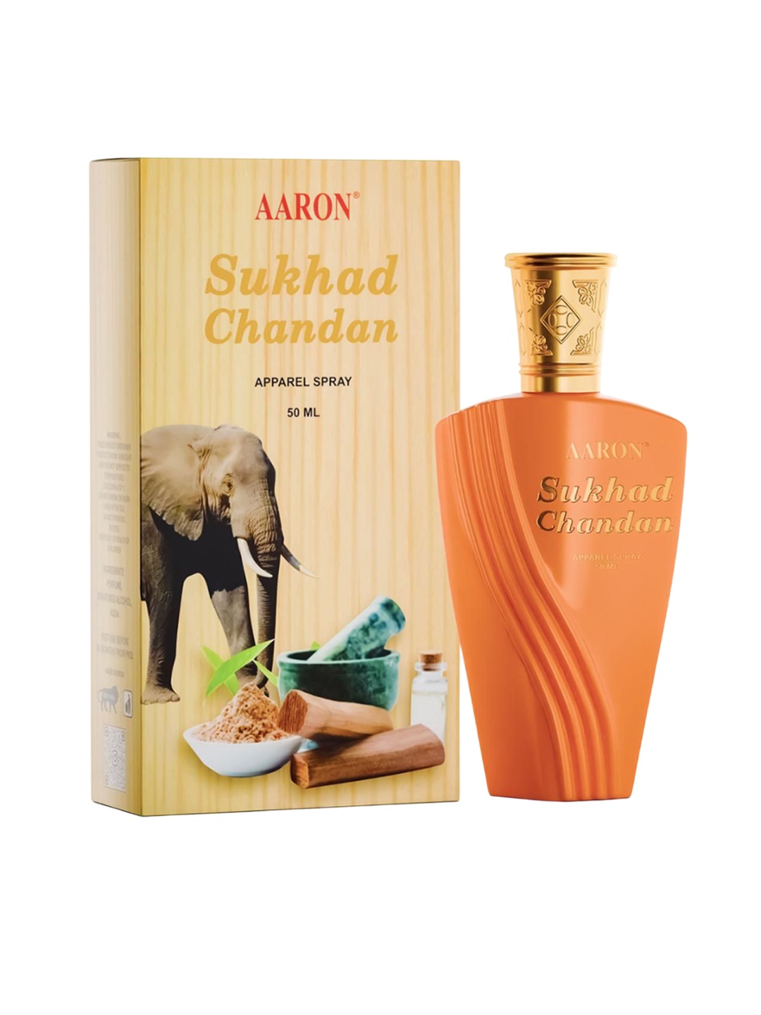 

AARON Sukhad Chandan Long Lasting Perfume - 50 ml, Orange