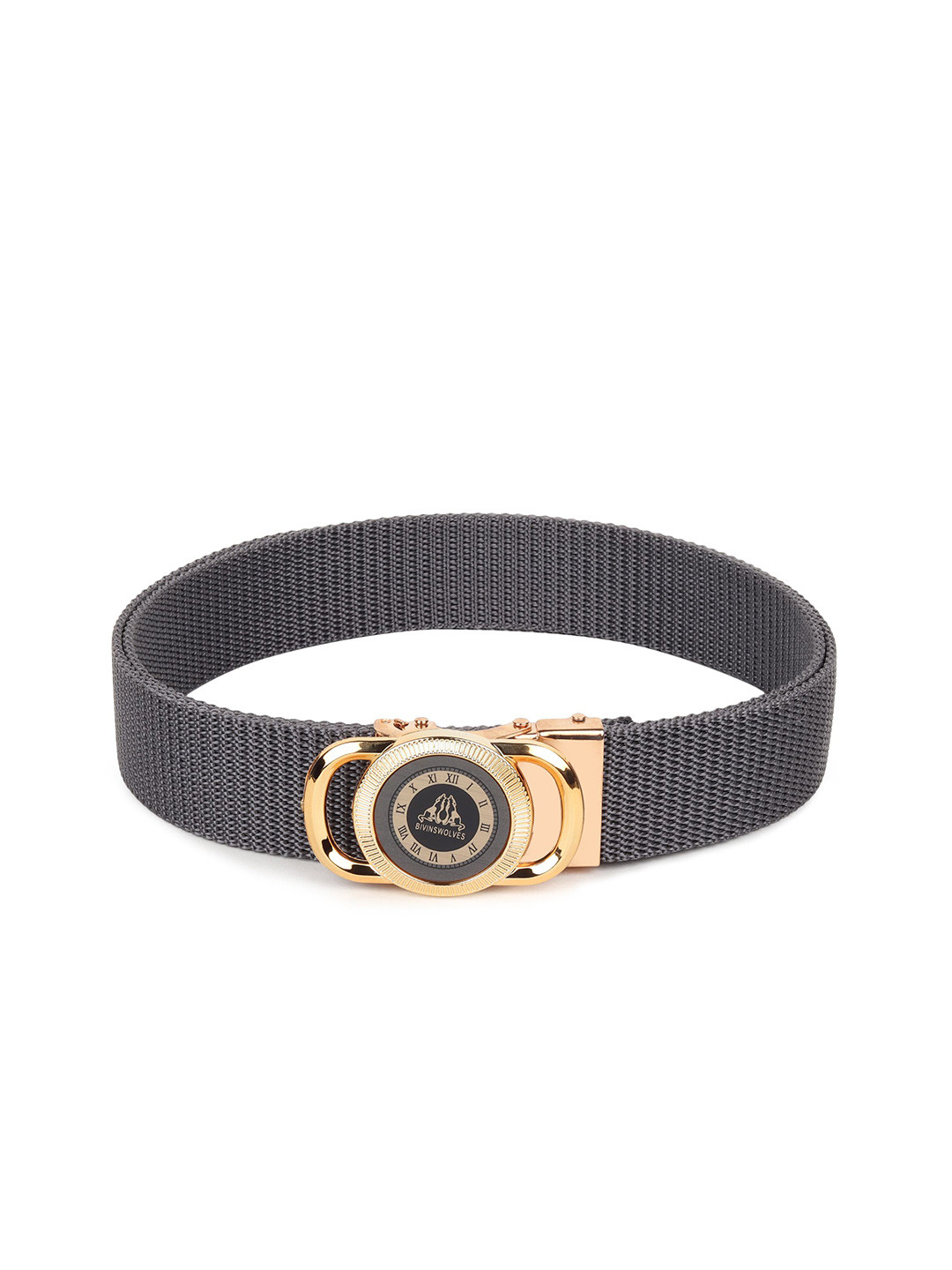

Provogue Men Textured Belt, Grey