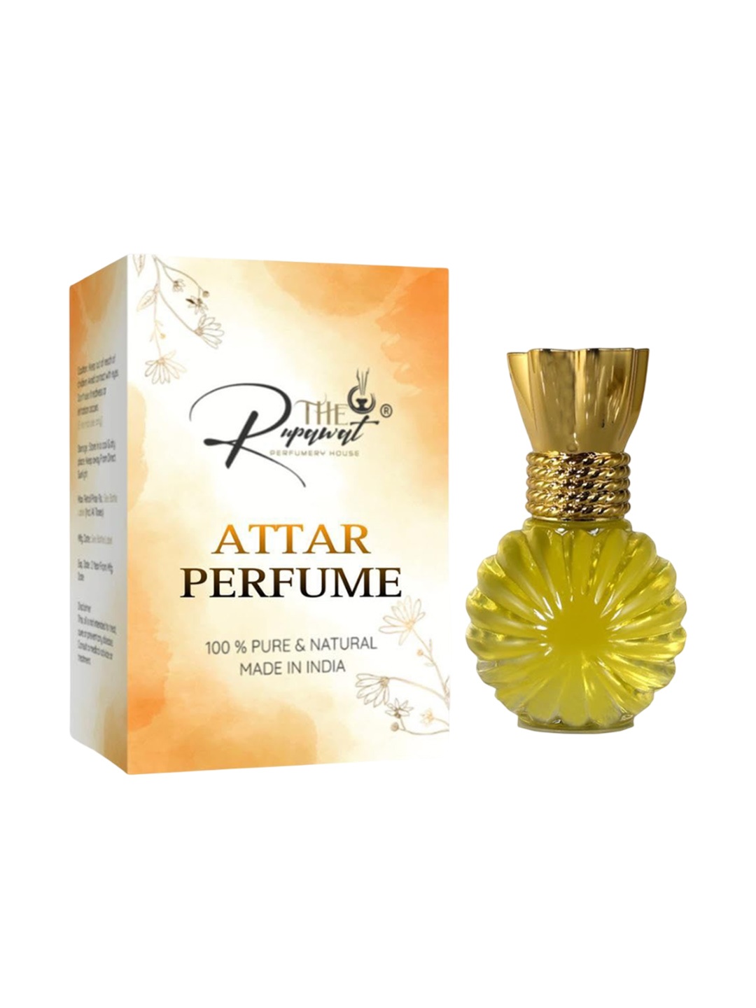 

THE RUPAWAT Perfumery House Perfumery 2023 Premium Natural & Alcohol Free Attar 12 ml, Transparent